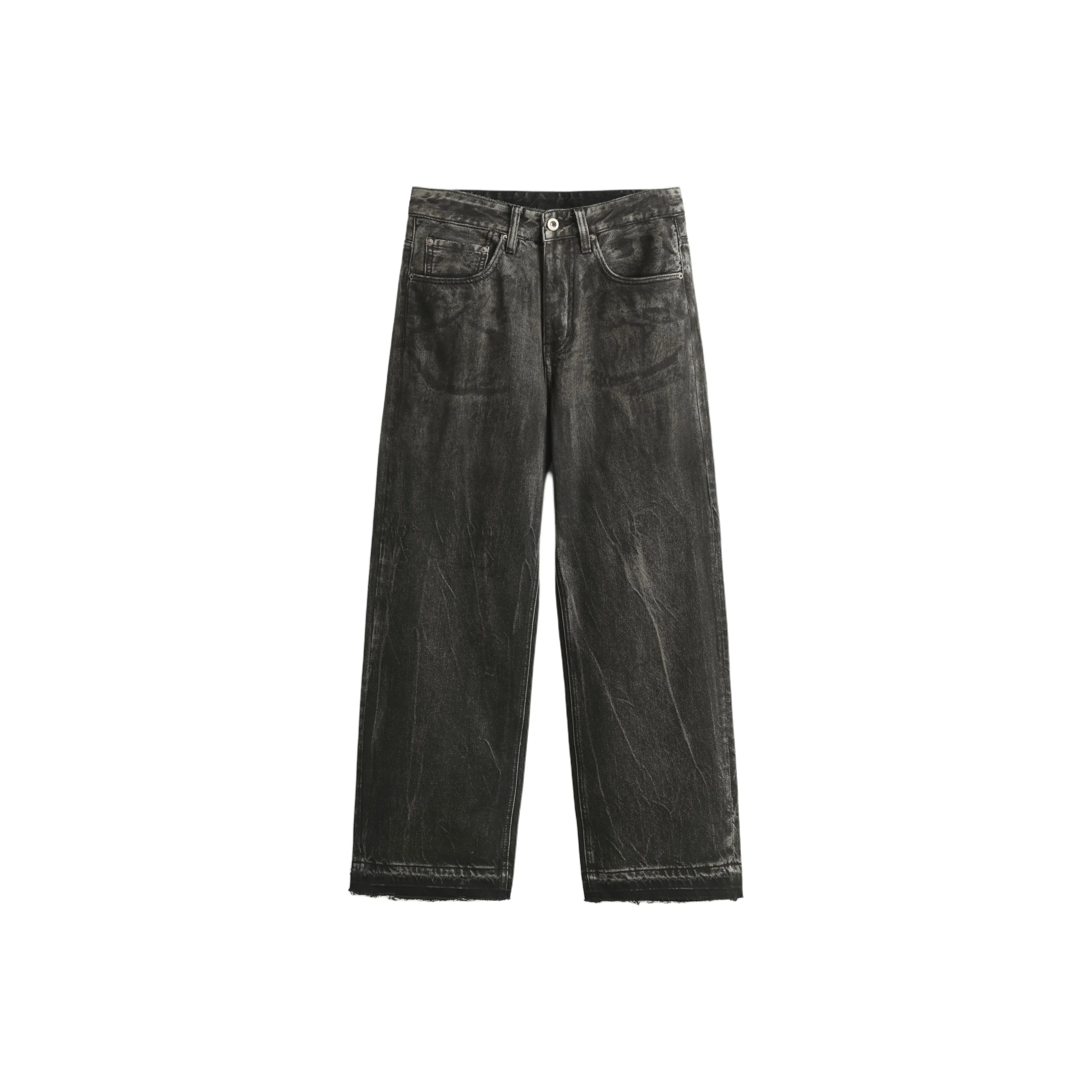 & V & Dirty Черные Мужские Джинсы