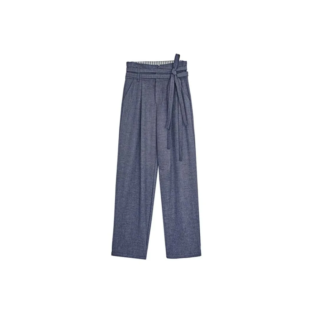 VALLEYOUTH Casual Pants Unisex Dark Blue Gray