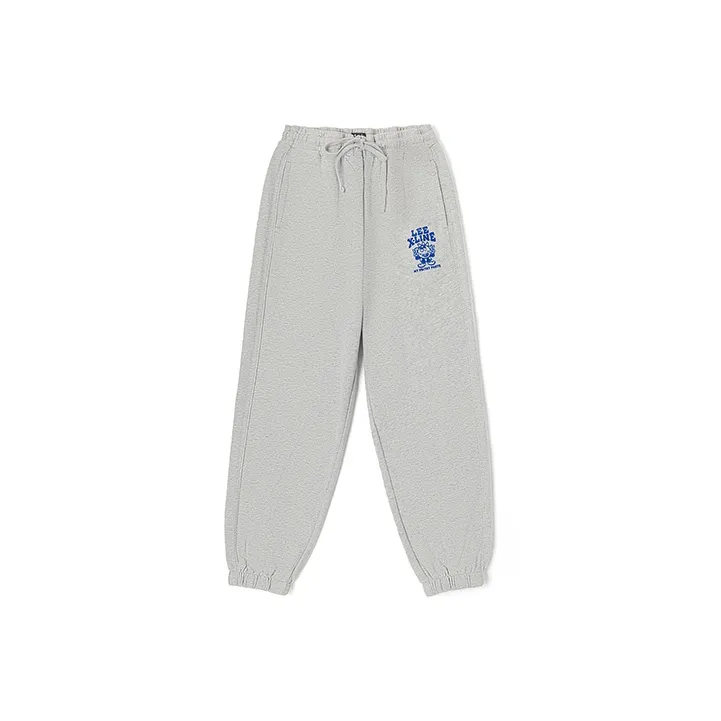 Lee совместный бренд модель SS23 Вязаные тренировочные штаны унисекс серые