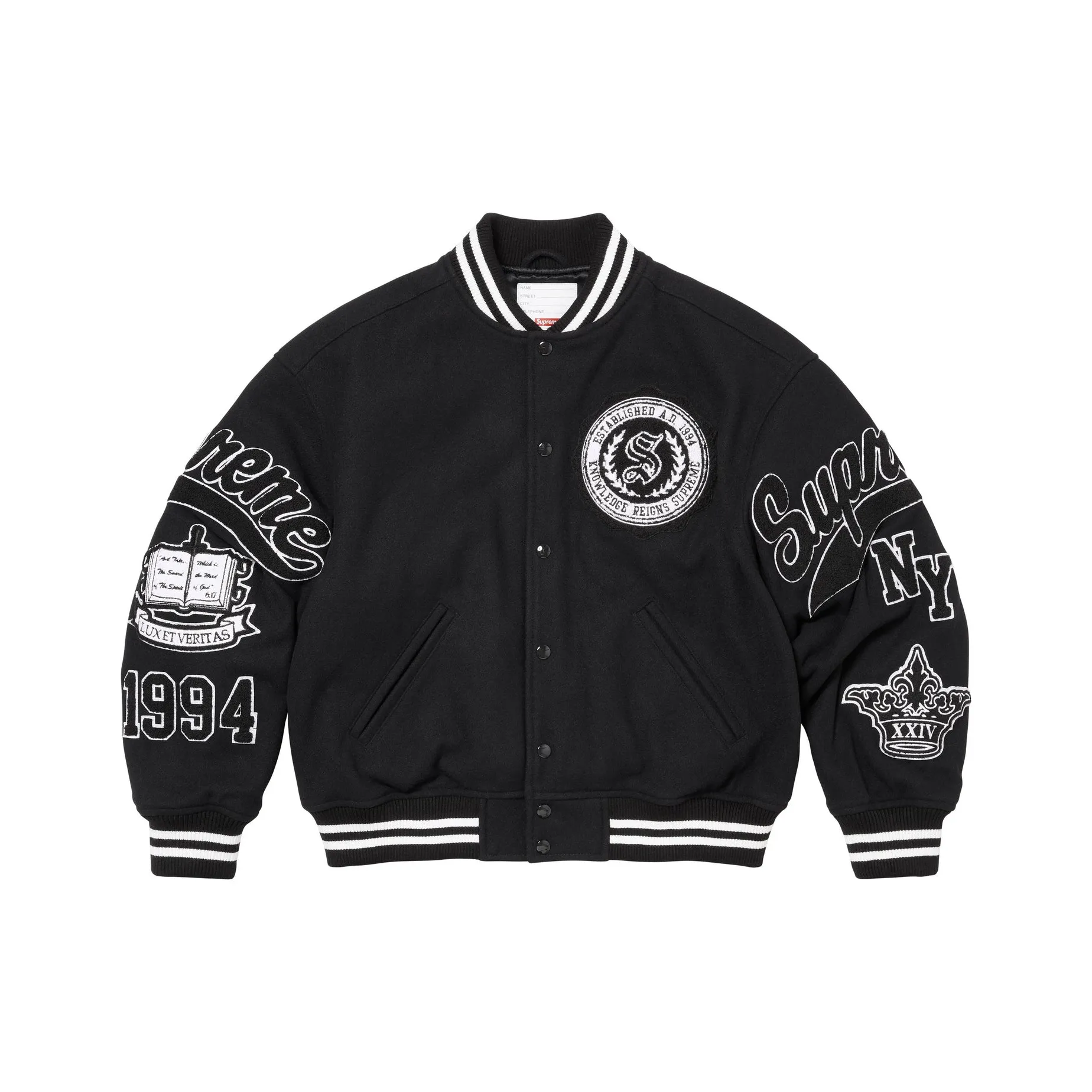 Supreme Veritas Varsity Jacket