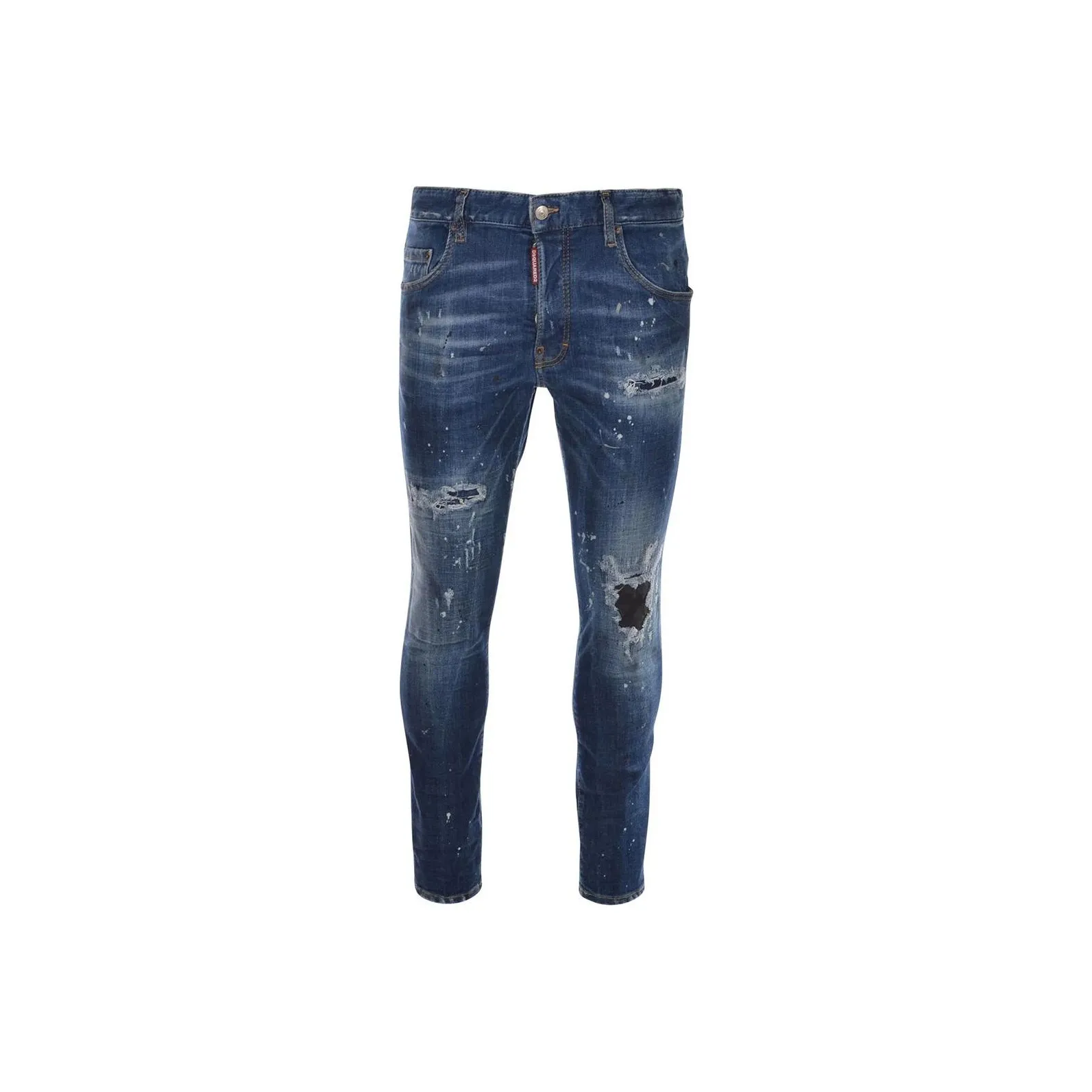 Dsquared2 Paint Splash Detail Distressed Jeans