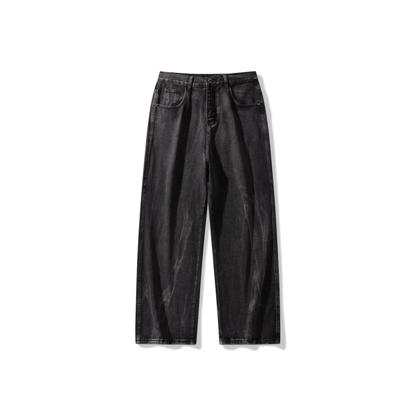 EVBD Джинсы Унисекс Камень Мытый Серый