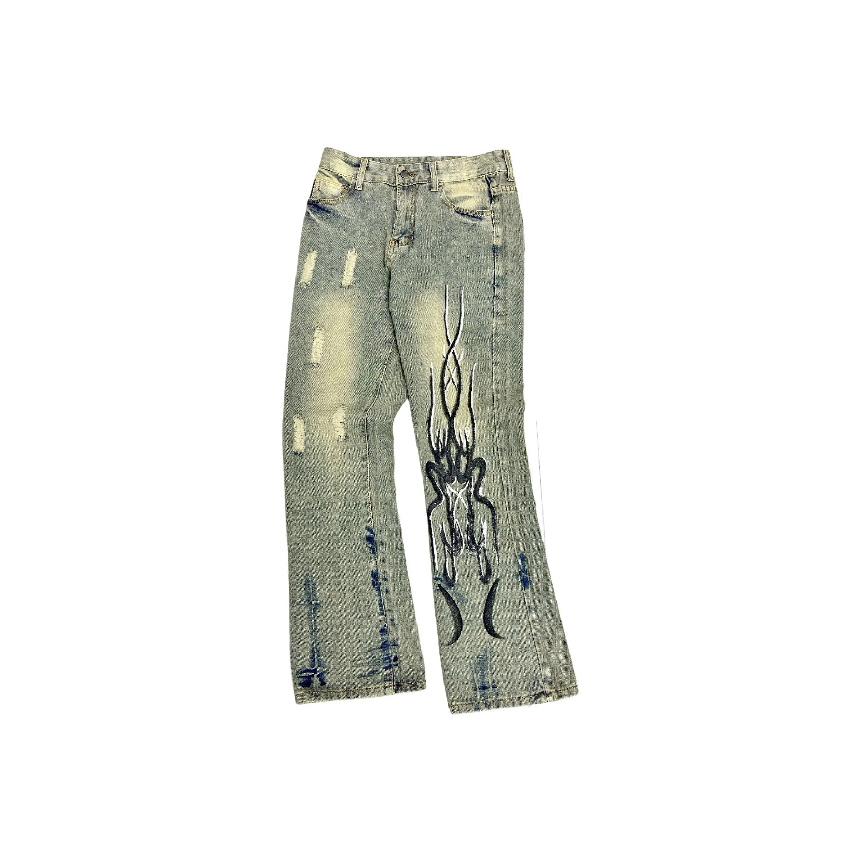 PANDA ADEVIL Синие Унисекс Джинсы