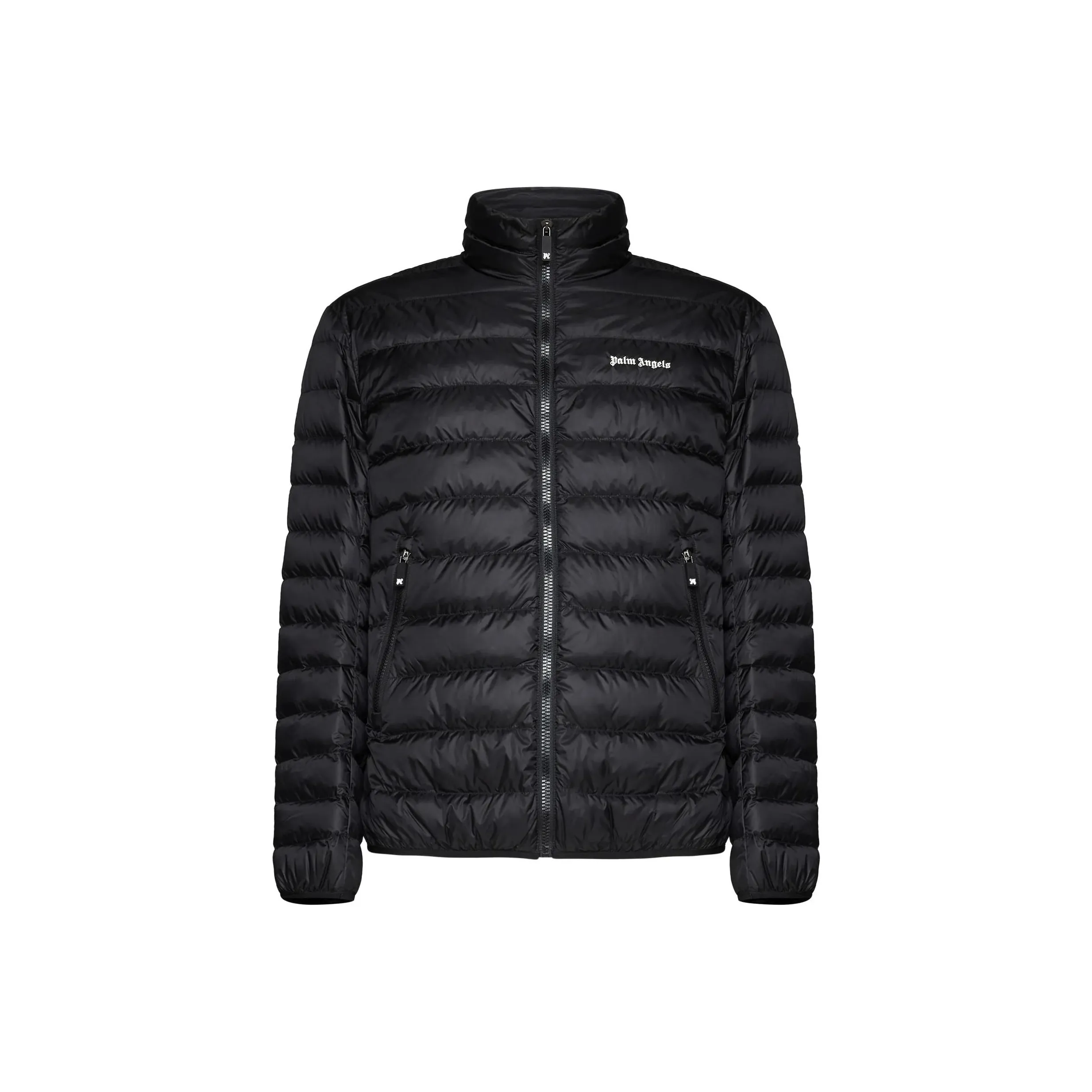 PALM ANGELS Logo Printed Quilted Jacket