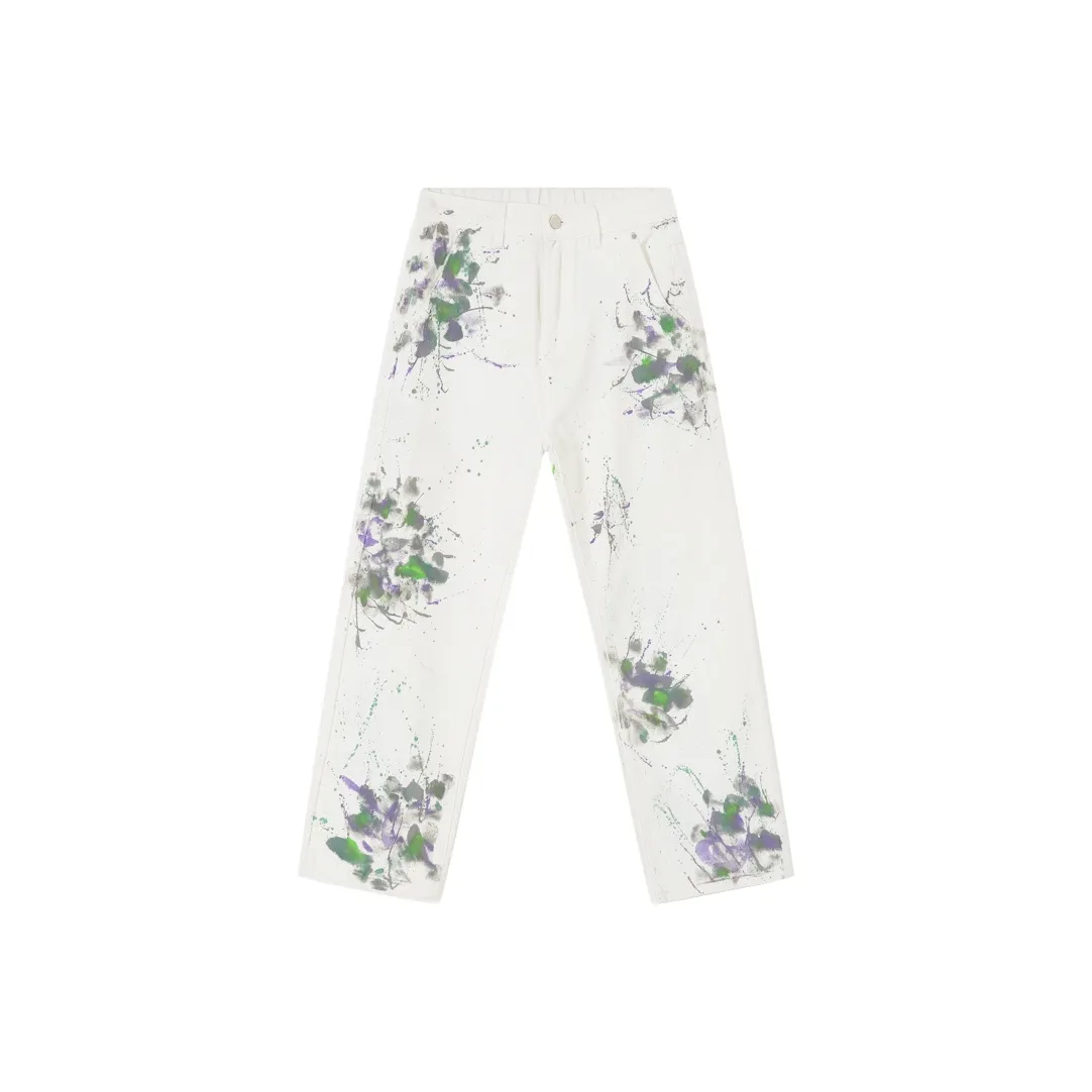 Voguo Relay Jeans Unisex White