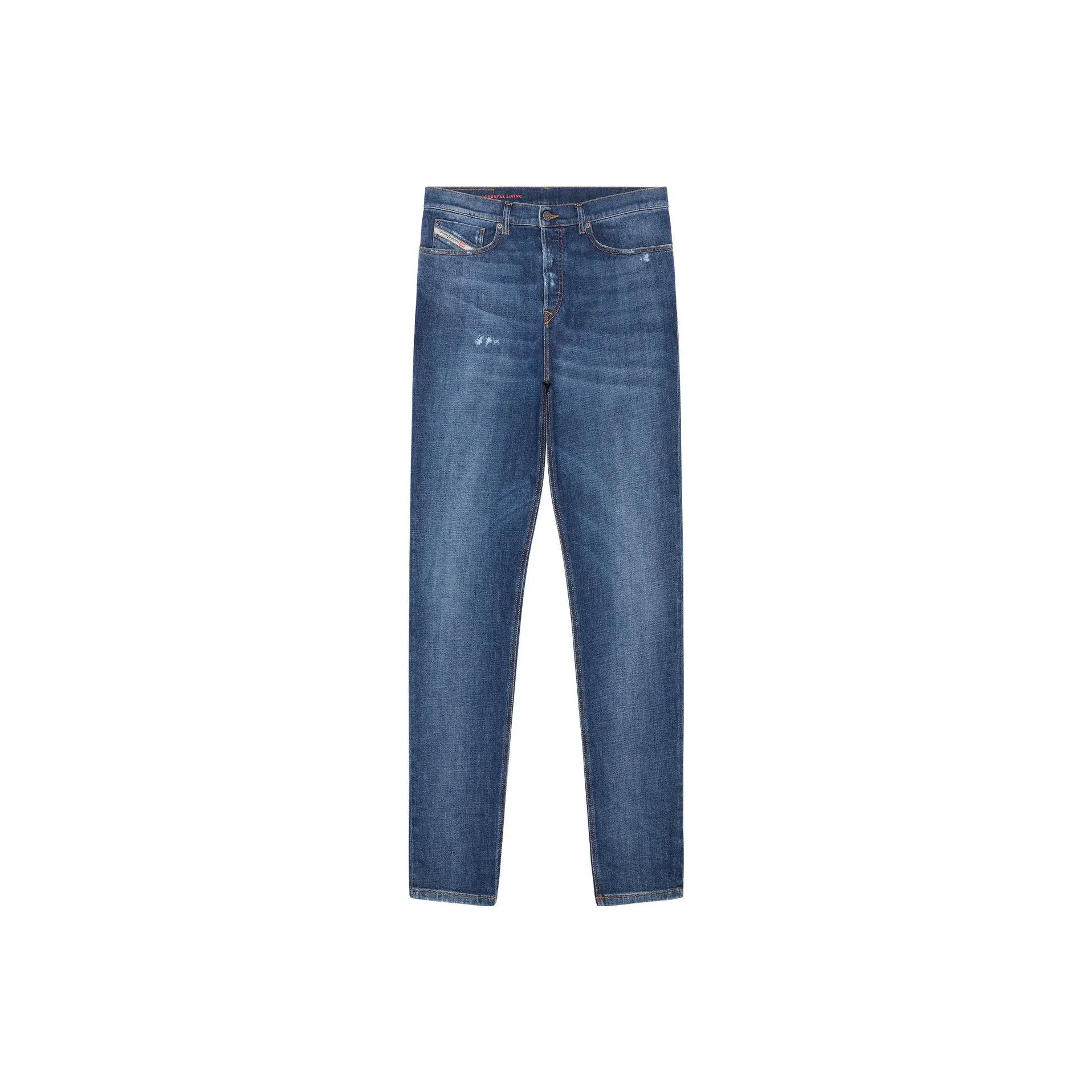 DIESEL 2005 D Fining Tapered Distressed Jeans