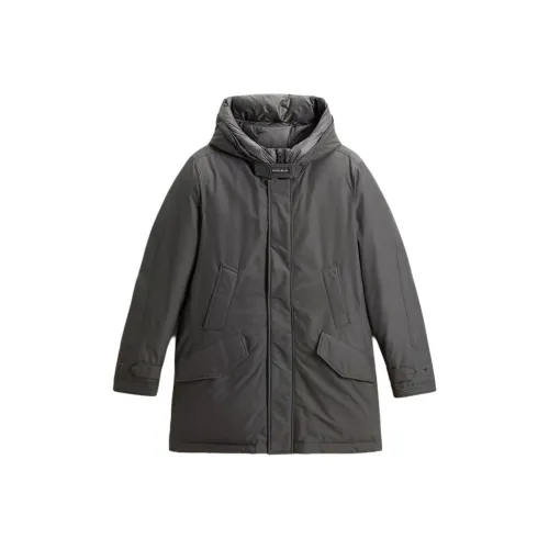 WOOLRICH Серый Мужские пуховики