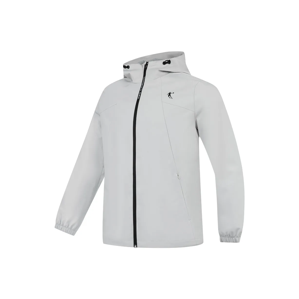 QIAODAN Trench Coat Men's Light Moss Gray