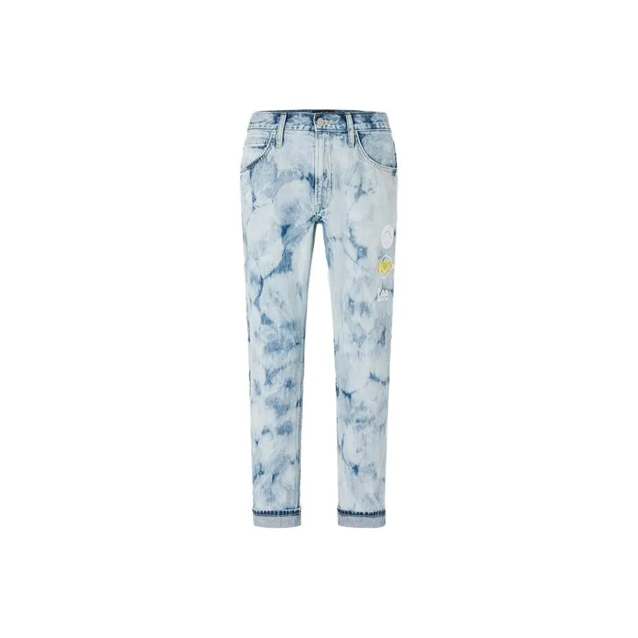 Smiley X Lee Jeans Men Light Blue
