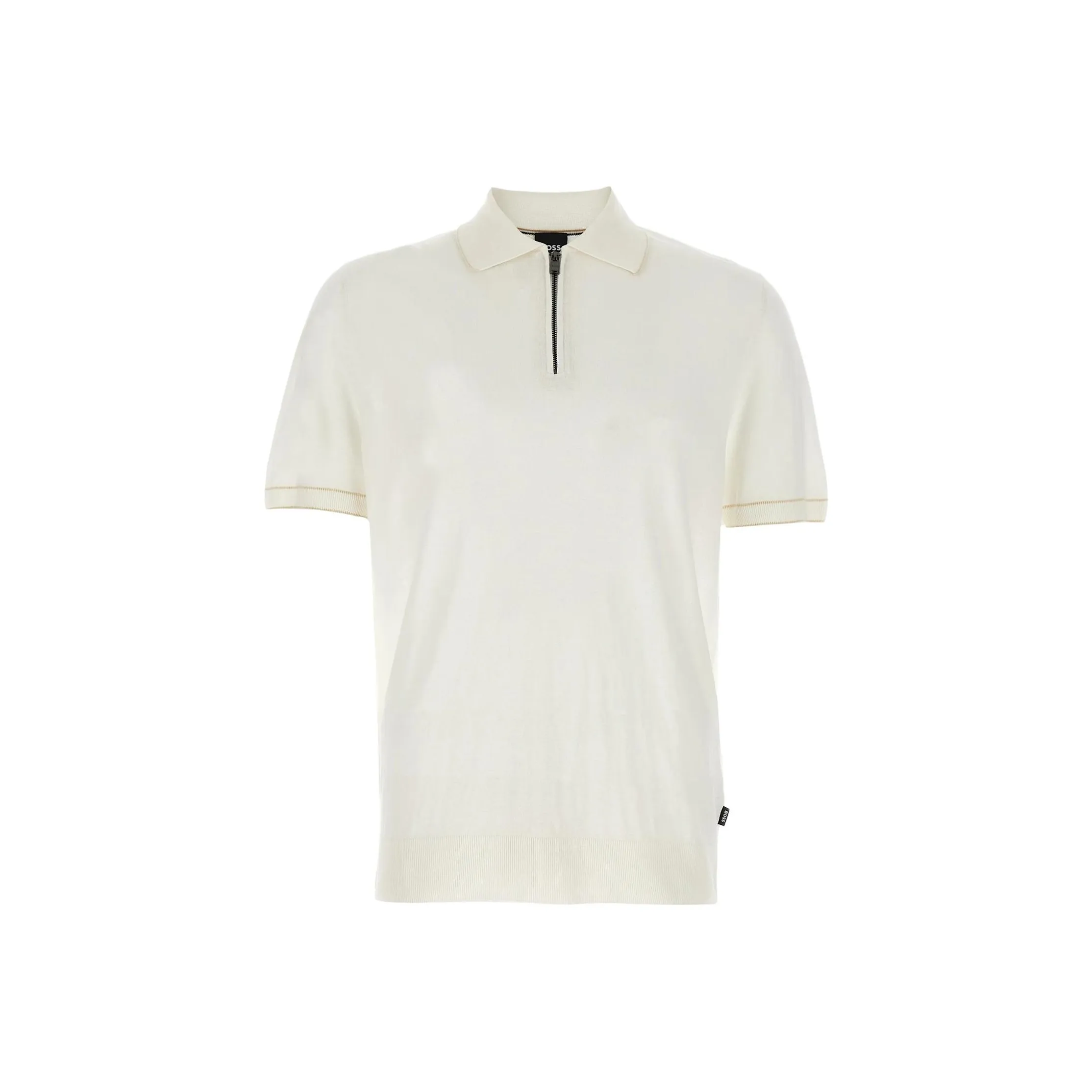 Boss Jiovanotto Zip up Short sleeve Polo Shirt