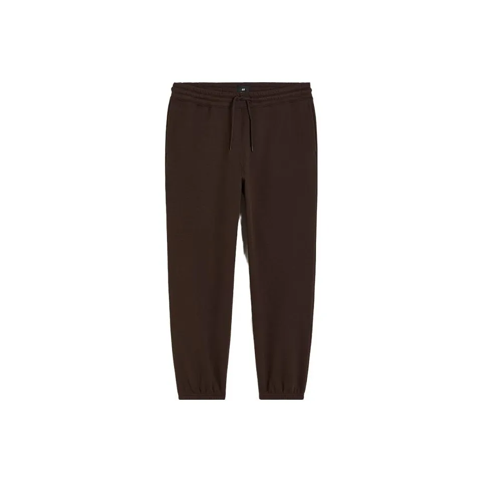 H&M Knitted Sports Pants Men's Dark Brown