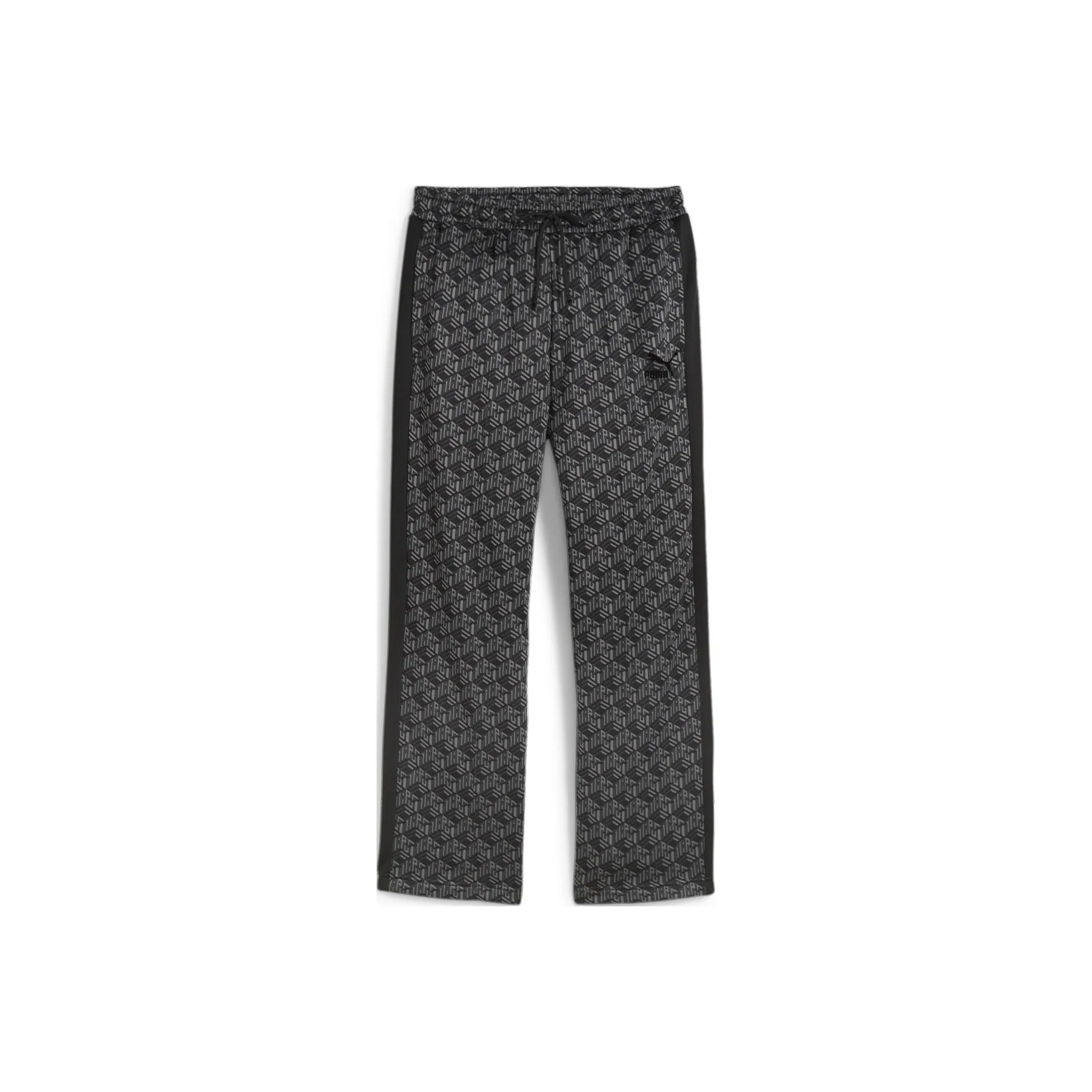 PUMA T7 AOP Straight Track Pants PT Knitted Sweatpants Men's Black