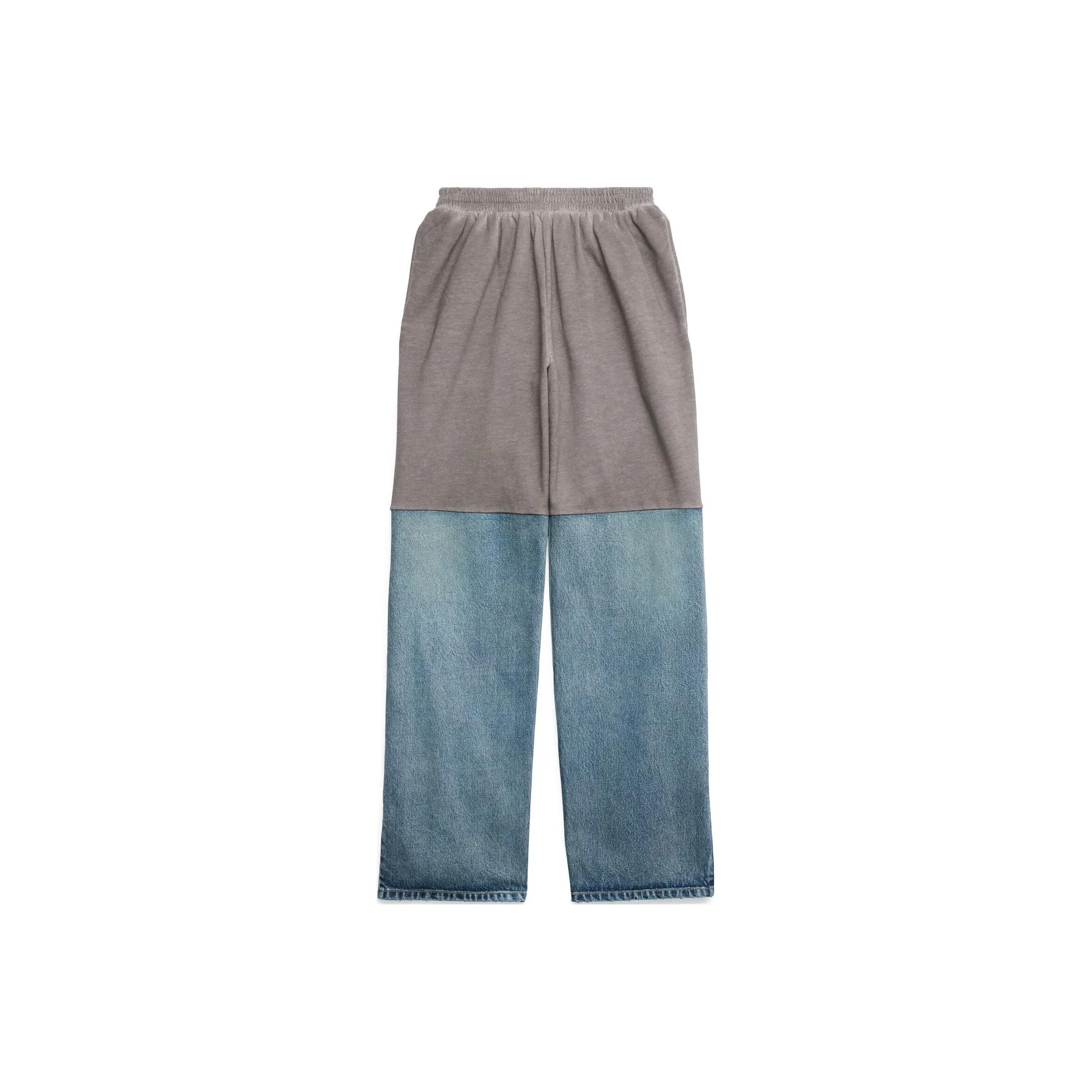 Balenciaga SS23 Knitted Sports Pants Loose Fit Style Men's Blue