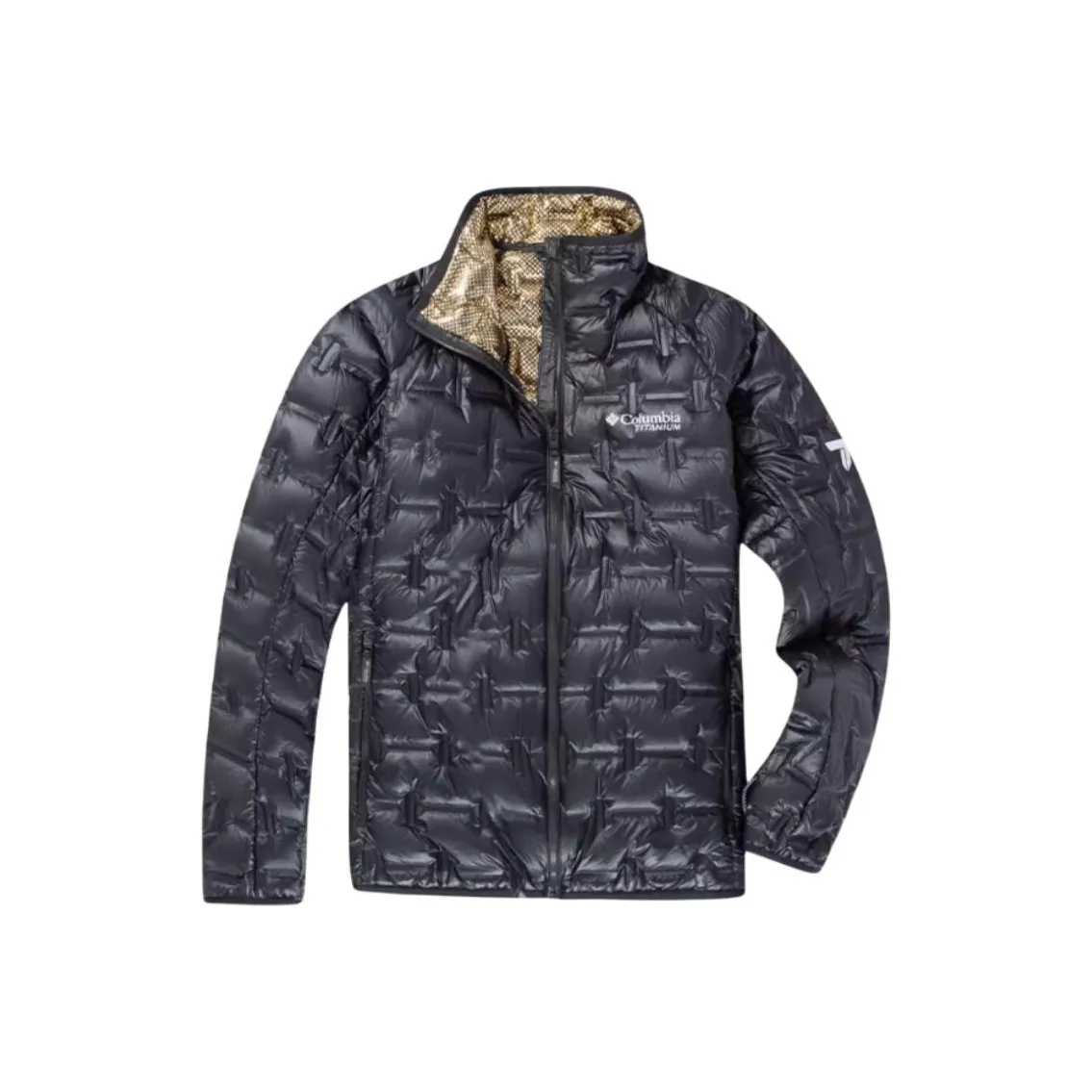 Columbia TITANIUM Fall And Winter Down Czarny Men's Black