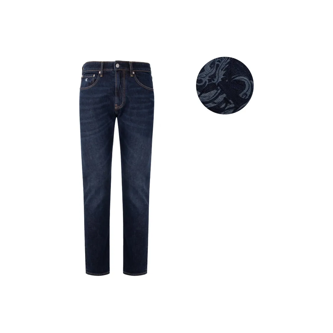 CALVIN KLEIN Year Of The Dragon Limited Series Jeans Men's Denim Dark Blue