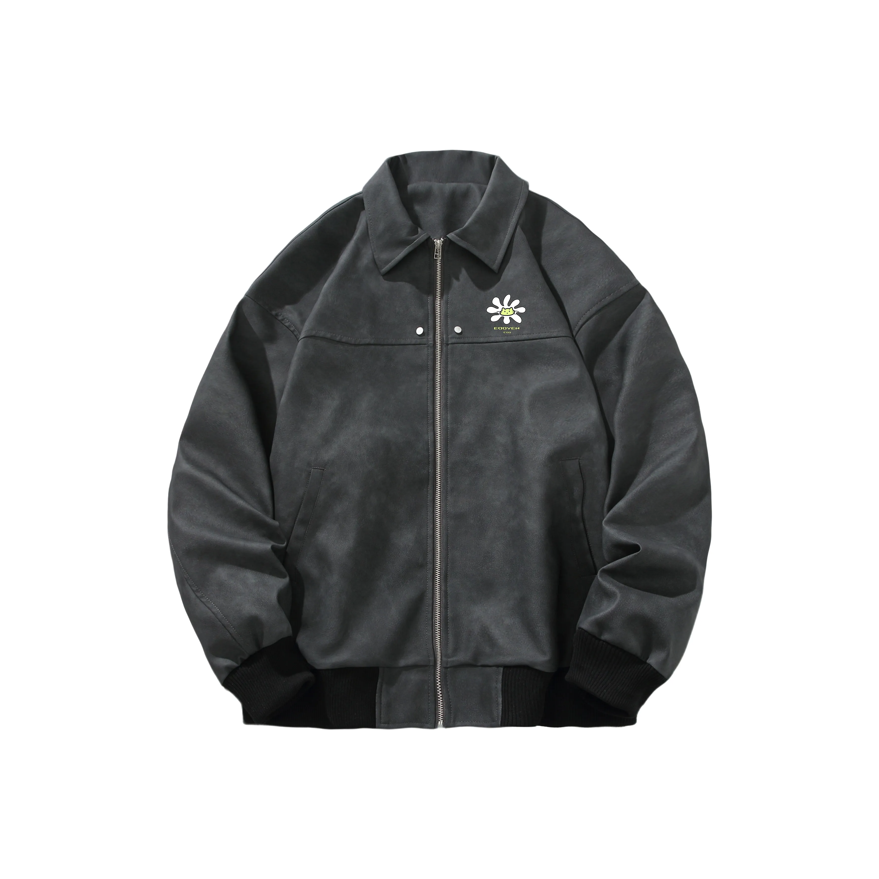 EOOVEN Leather Jackets Unisex
