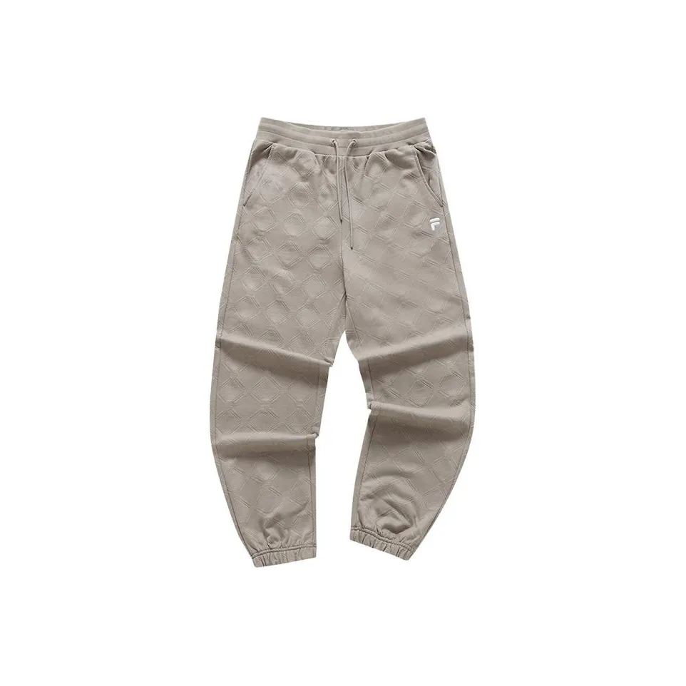 FILA FUSION UNIFORM Knitted Sports Pants Men's Grab Umber