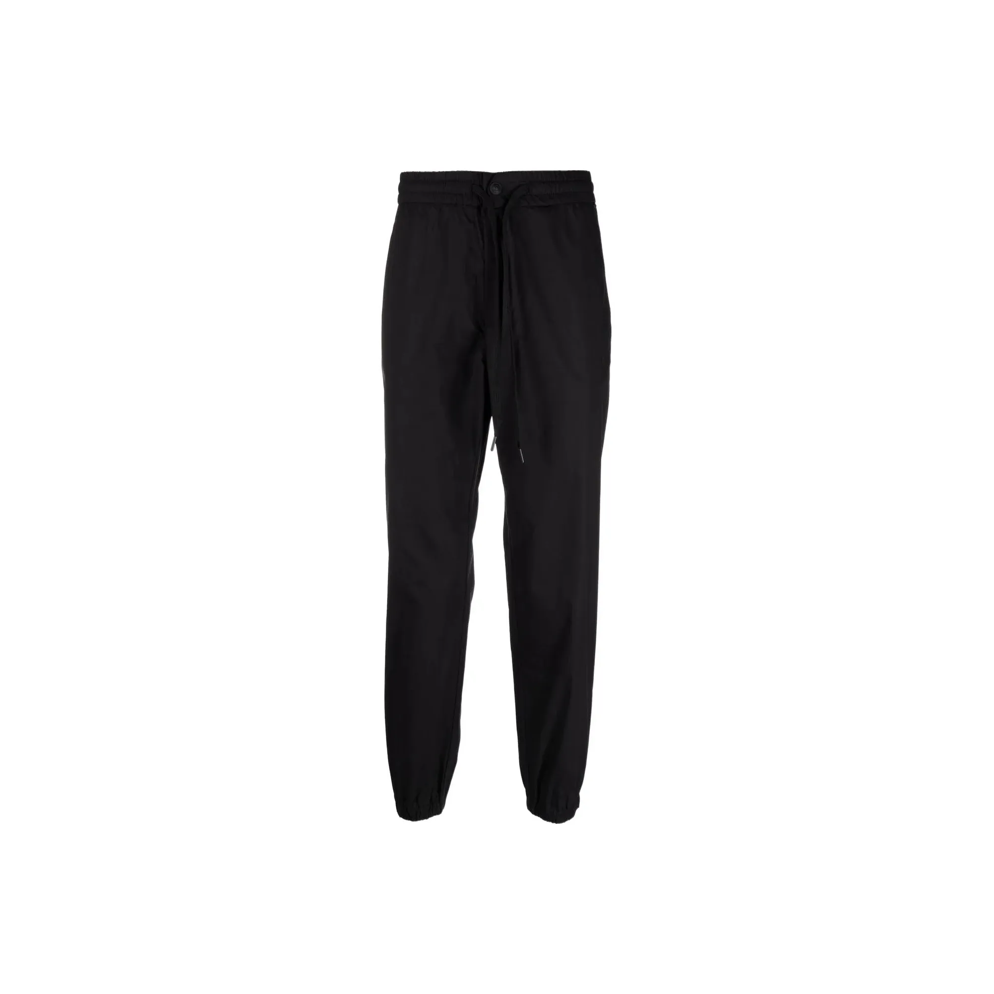 VERSACE JEANS COUTURE Logo Strap Drawstring Tapered Leg Trousers