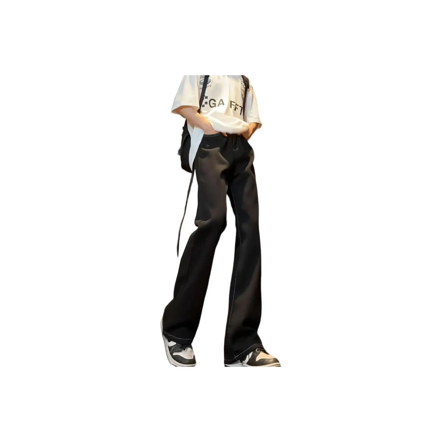 DABAISHA Черные Унисекс Джинсы