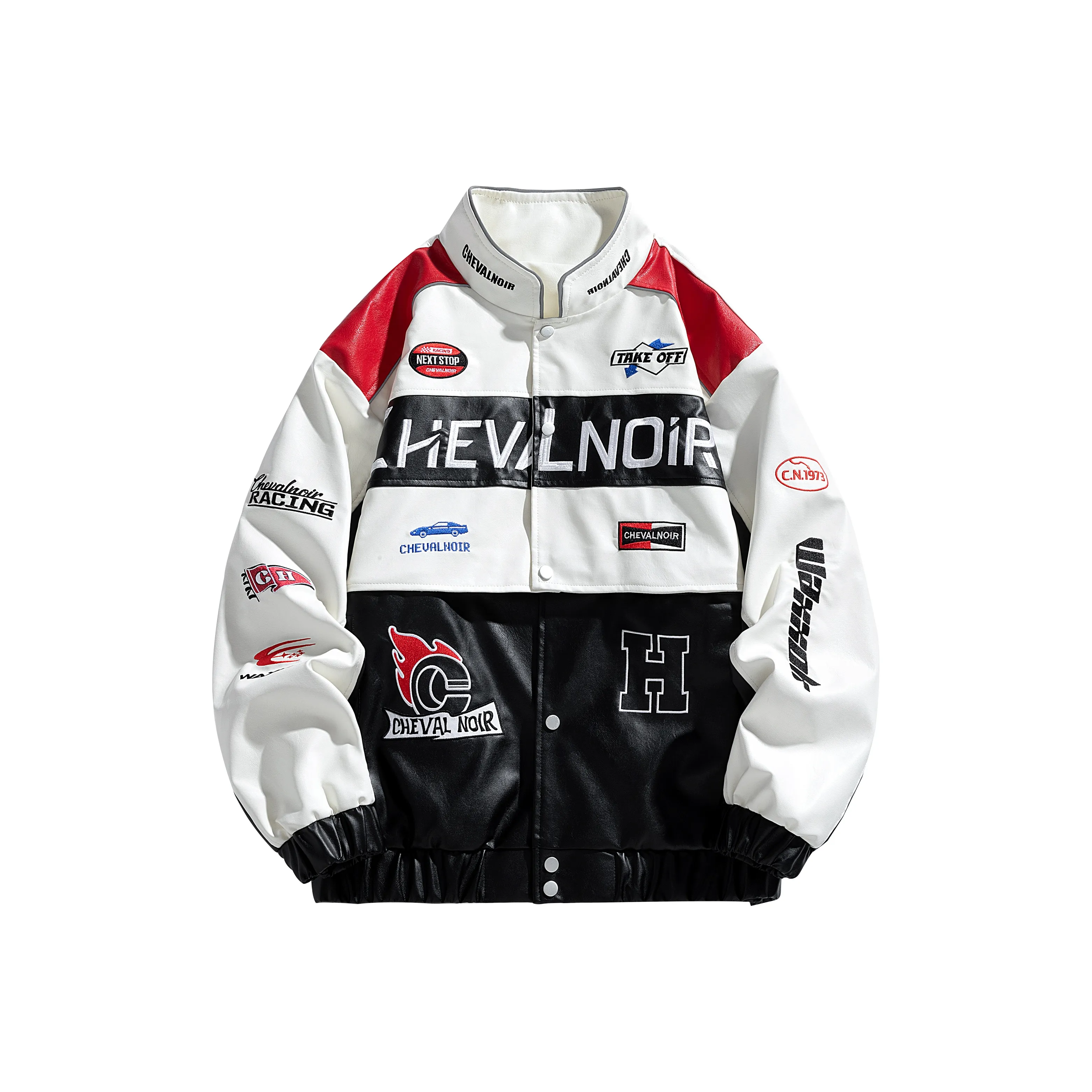 CHEVAL NOIR Leather Jacket Unisex