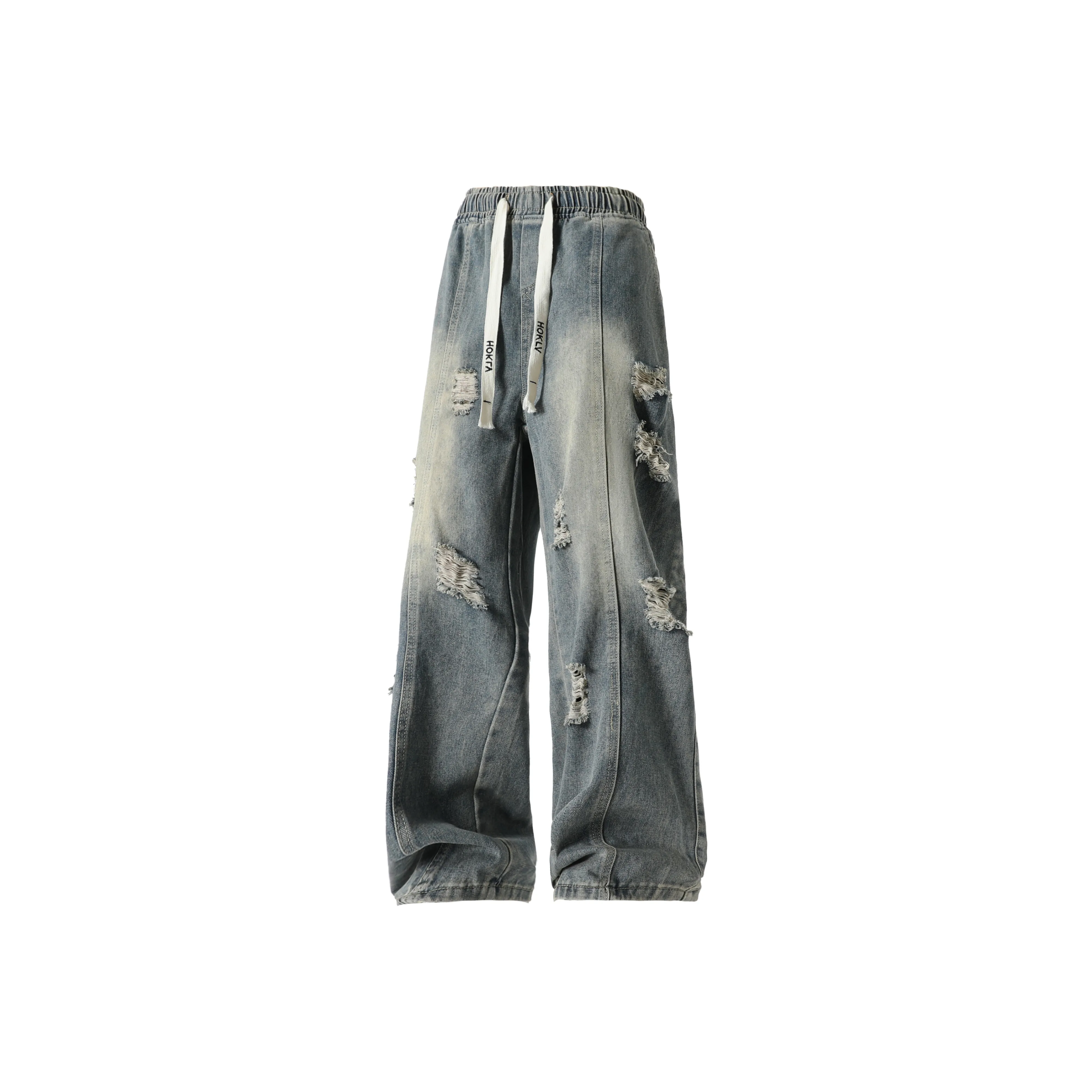 Jcui X HOKLV Jeans Unisex