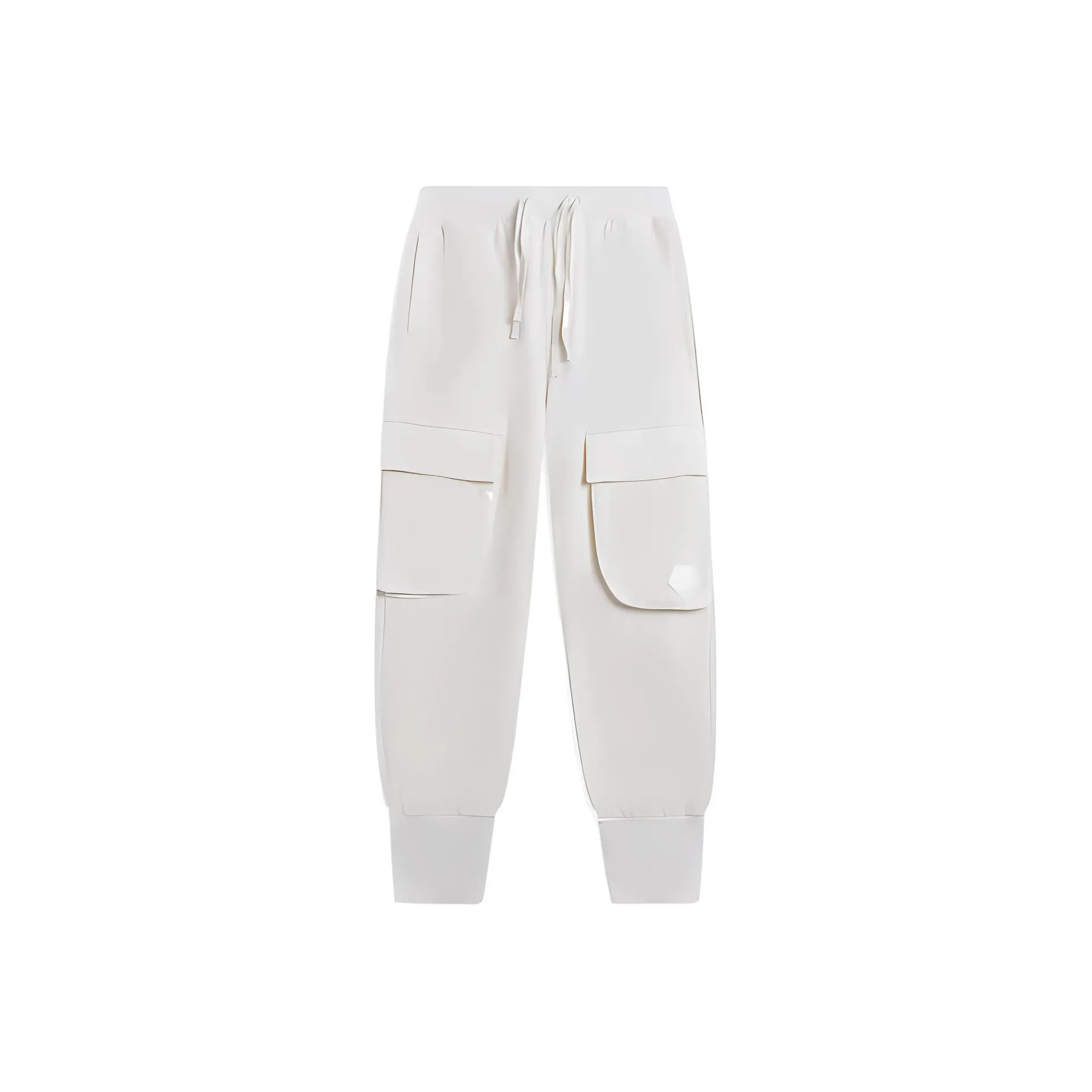 LiNing Li Ning X Jackie Chan Co branded Kung Fu Series Knitted Sweatpants Men's Ecru