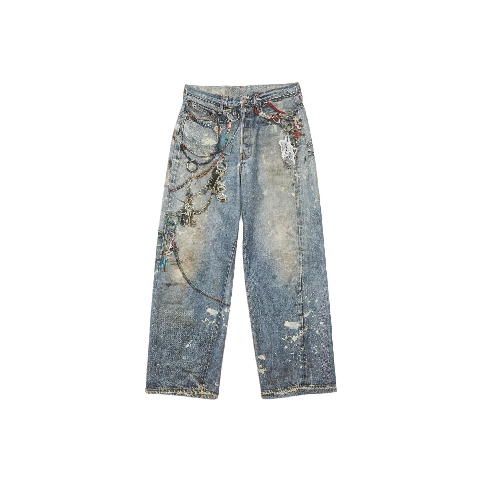 Acne Studios FW24 3D Digital Printing Baggy Jeans