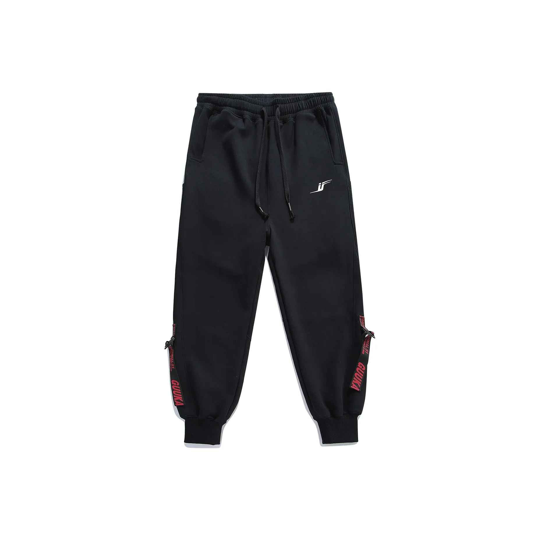 Guuka Серые Мужские Вязаные Спортивные Штаны