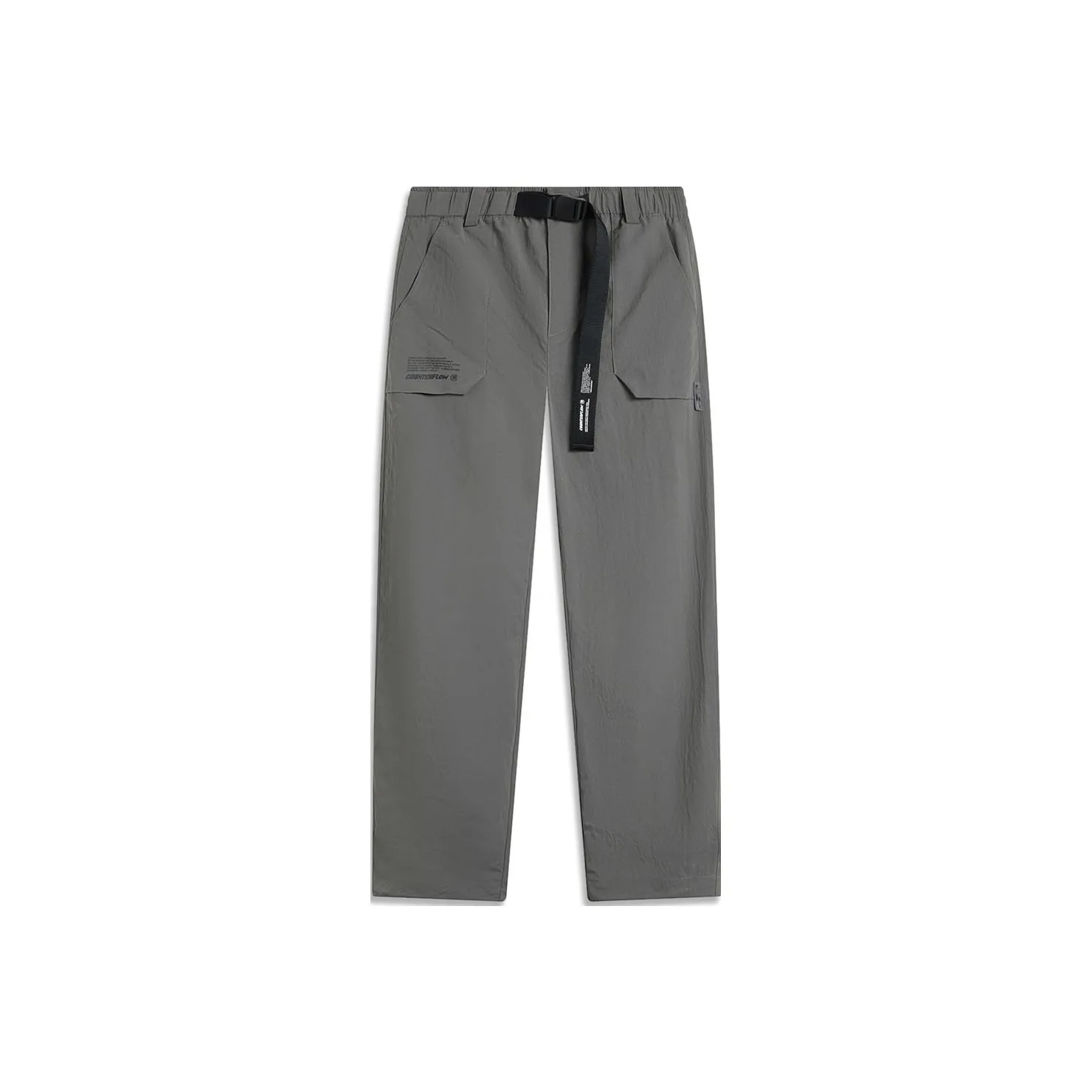 LiNing CF Knitted Sports Pants Men's Thunderstorm Gray