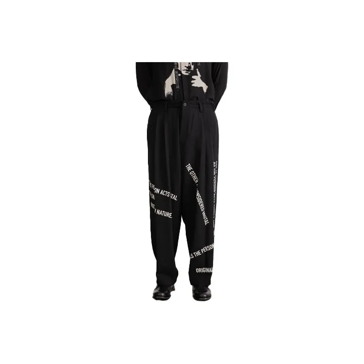 Yohji Yamamoto Casual Pants Men's Black