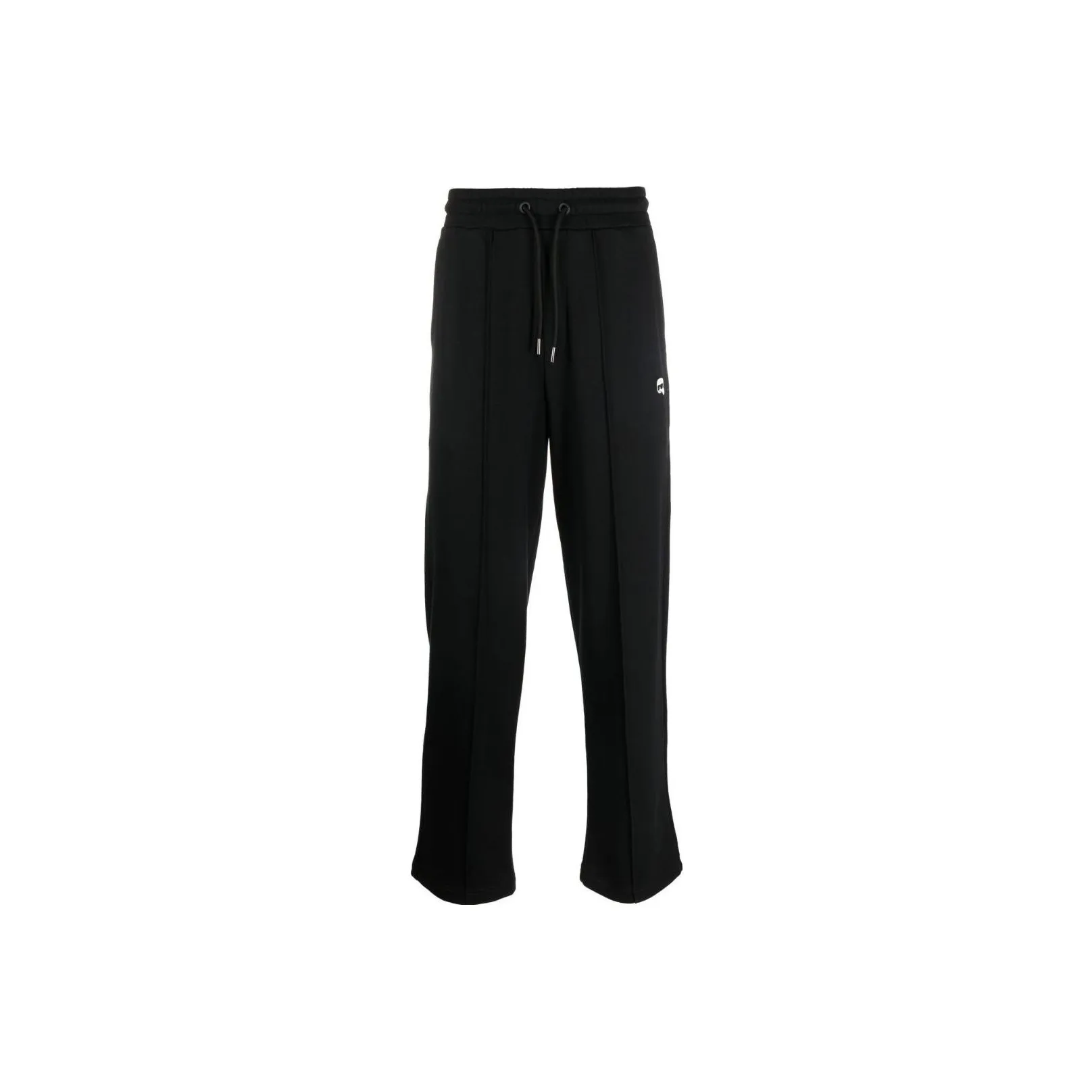 KARL LAGERFELD Вязаные спортивные брюки мужские черные