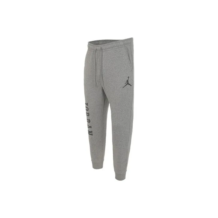 Джордан Вязаные Тренировочные Штаны Мужские Фотиния Серый