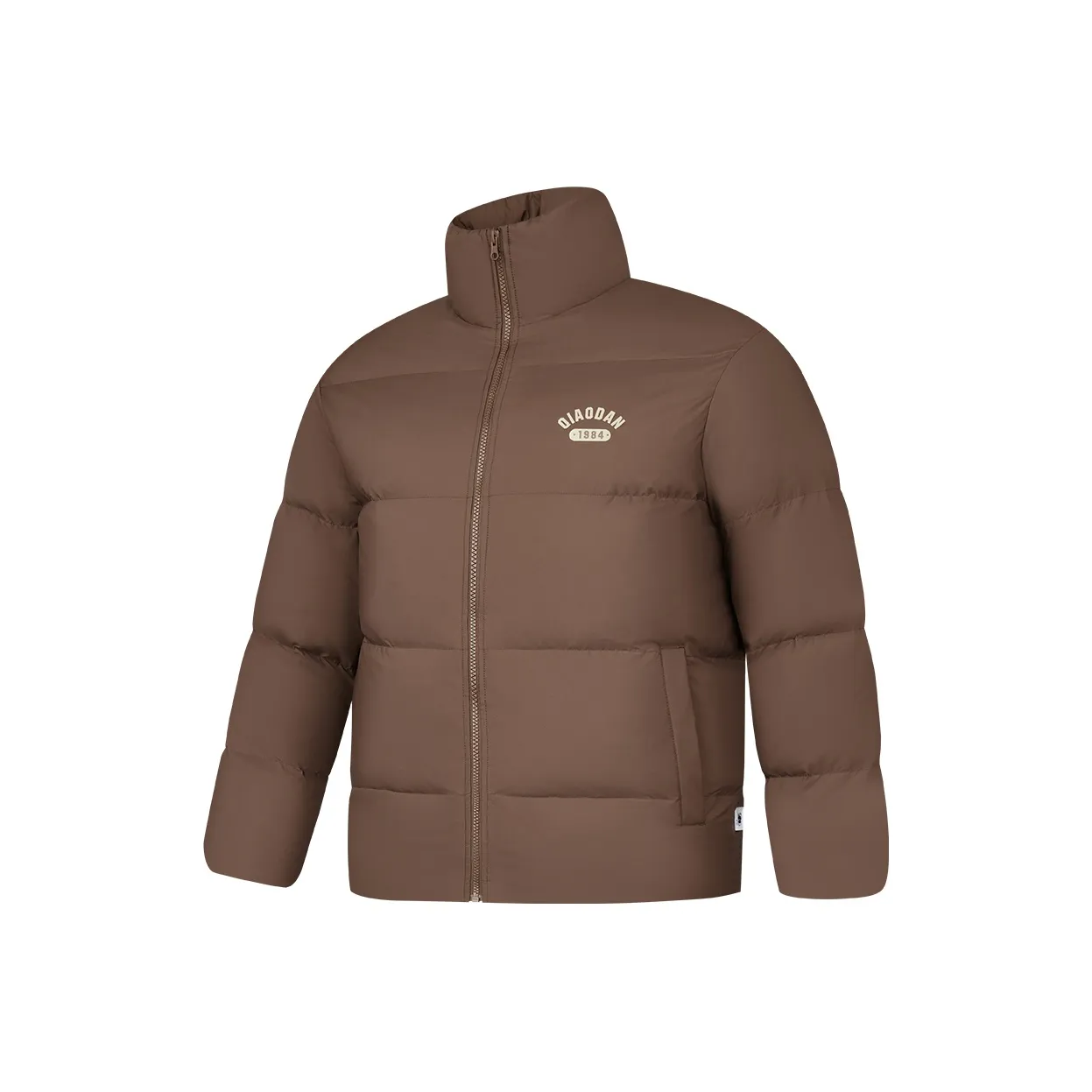 QIAODAN Sports Life Collection Пуховик Мужской Серый Коричневый