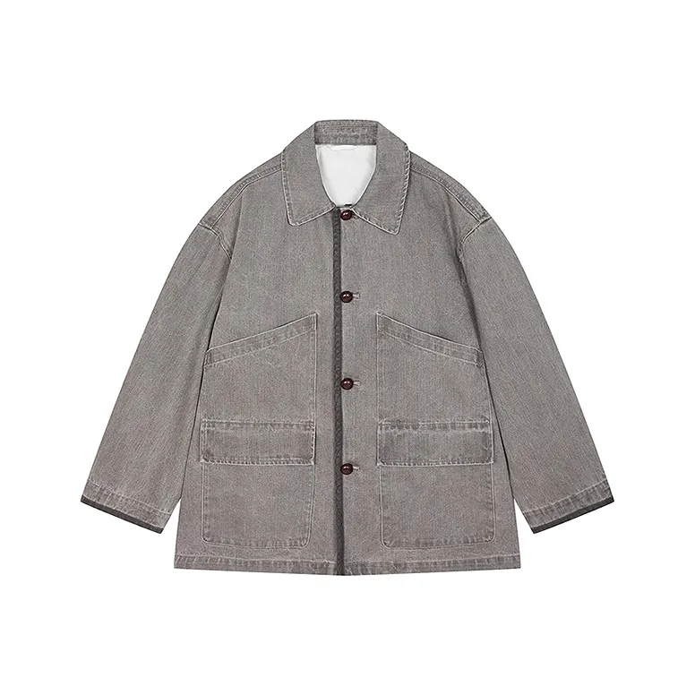 CROQUIS Jackets & Coats Men's Denim Khaki