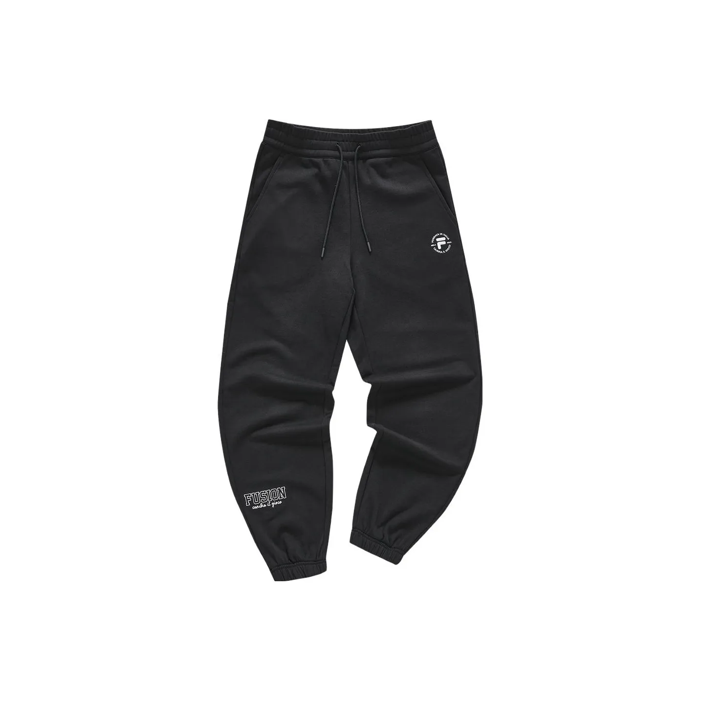 FILA FUSION UNIFORM Вязаные тренировочные брюки мужские глубокий черный