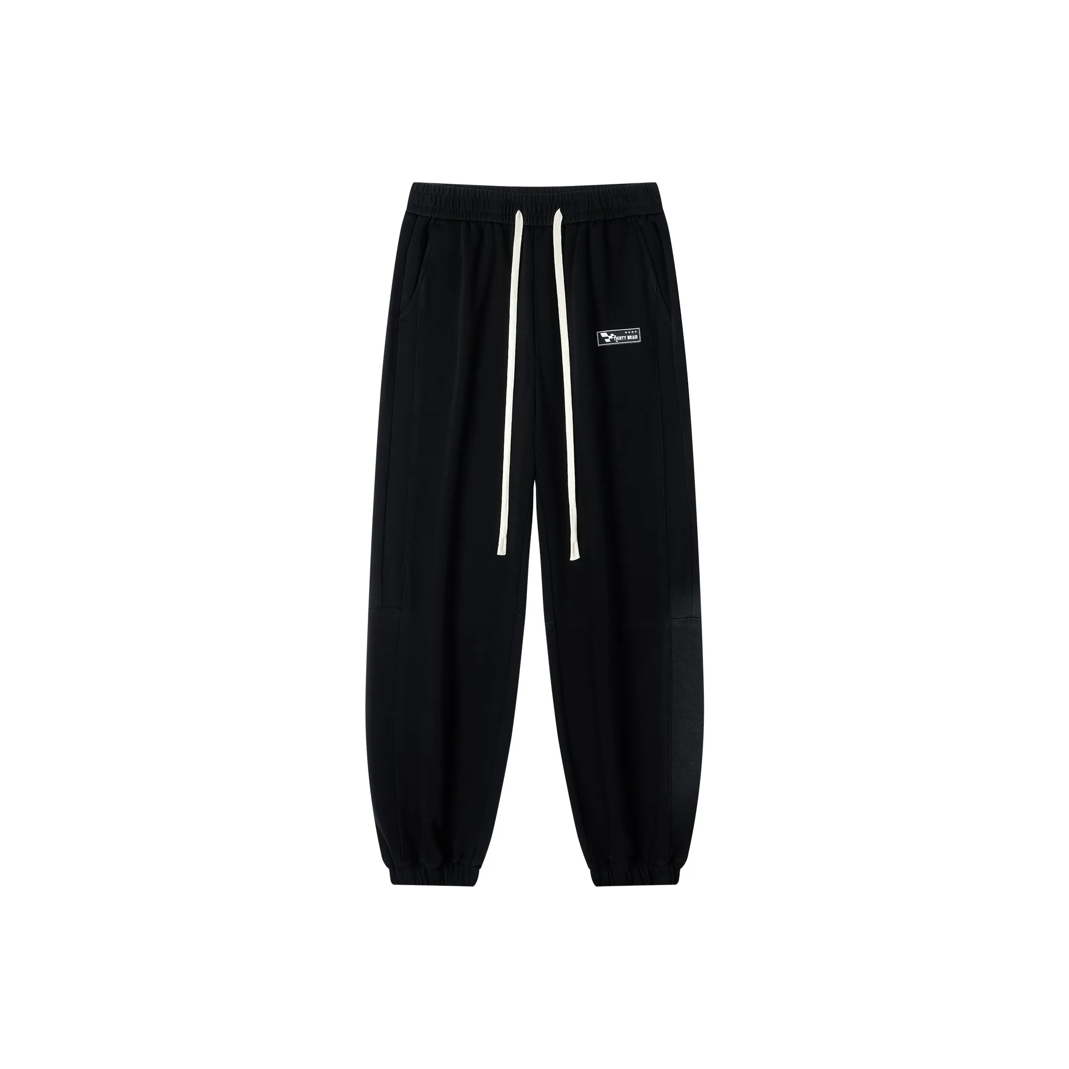 30BRAID Черные Унисекс Вязаные Тренировочные Брюки