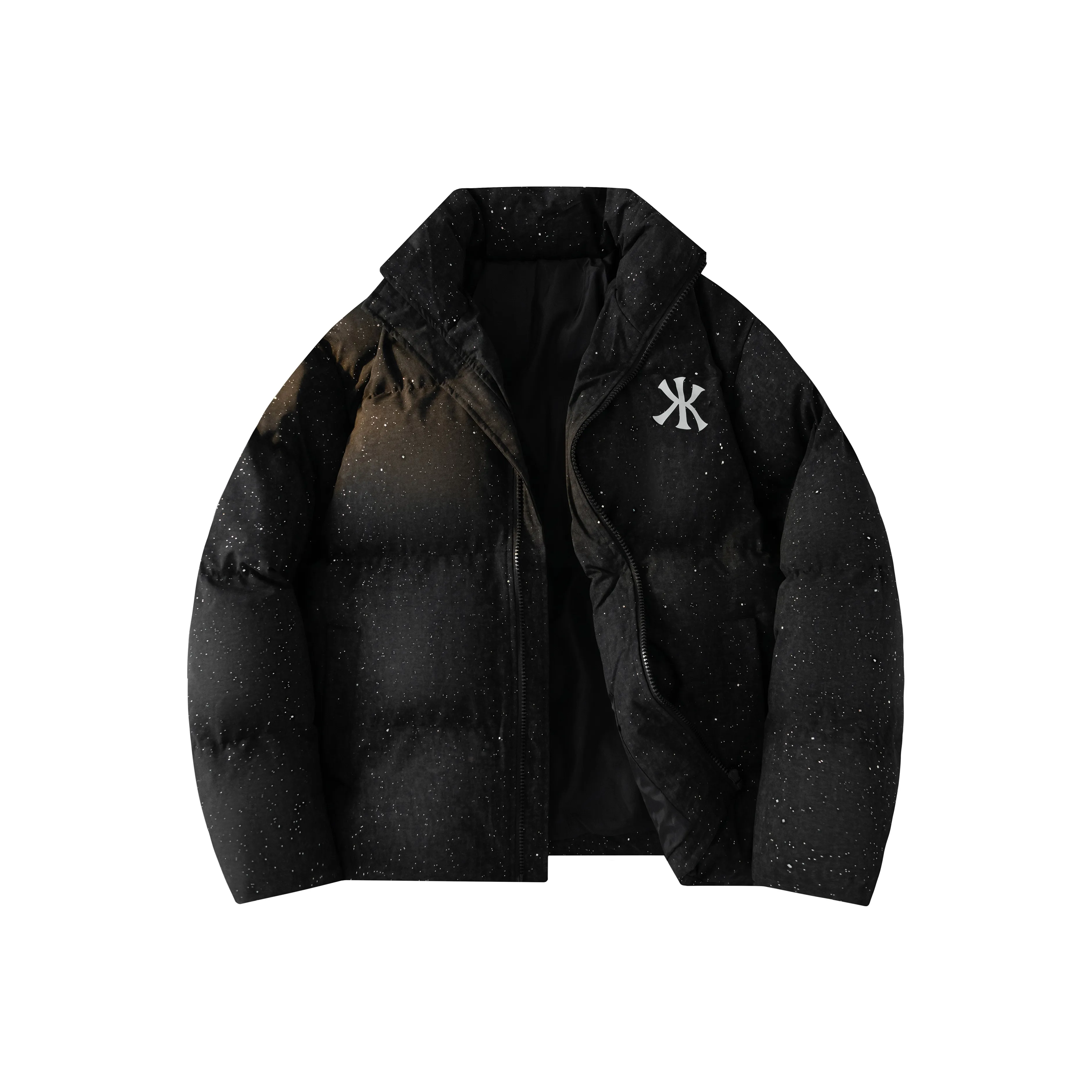 Kawasaki Хлопковый пуховик Унисекс Черный