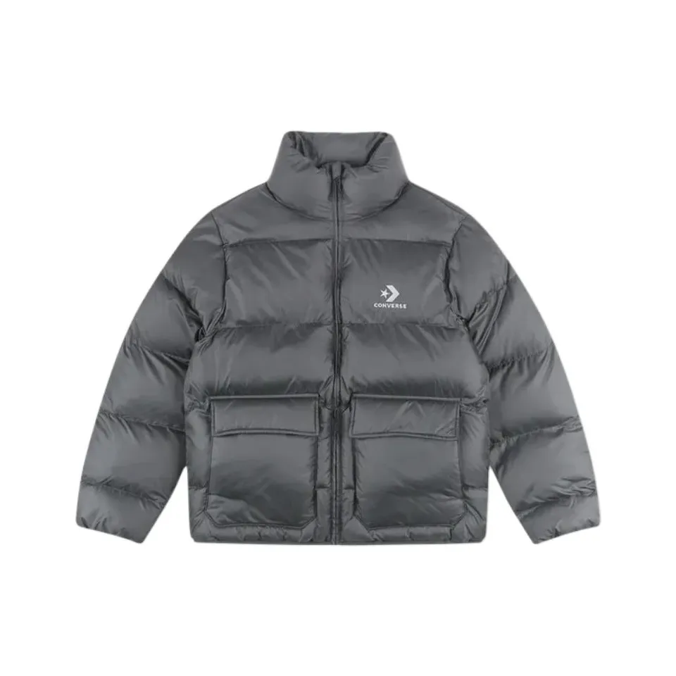 Конверс Хлопковый пуховик Мужской Серый
