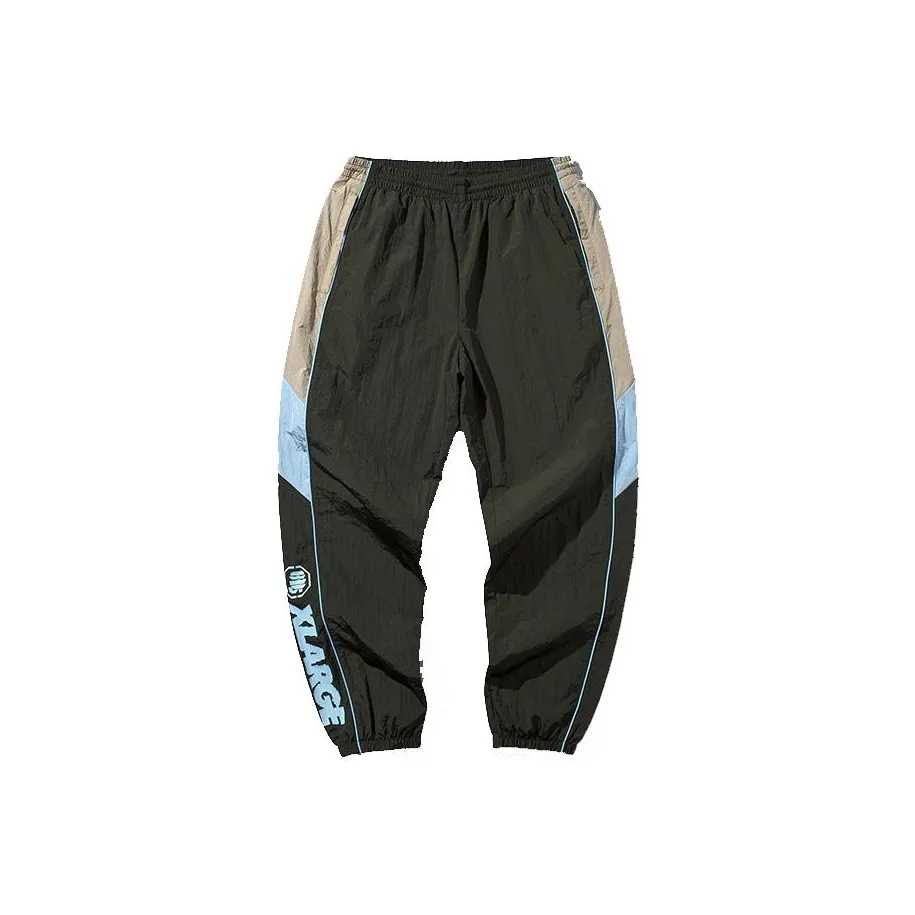 Лайнер x XLARGE совместный модель Вязаные Тренировочные Штаны Мужские Черные