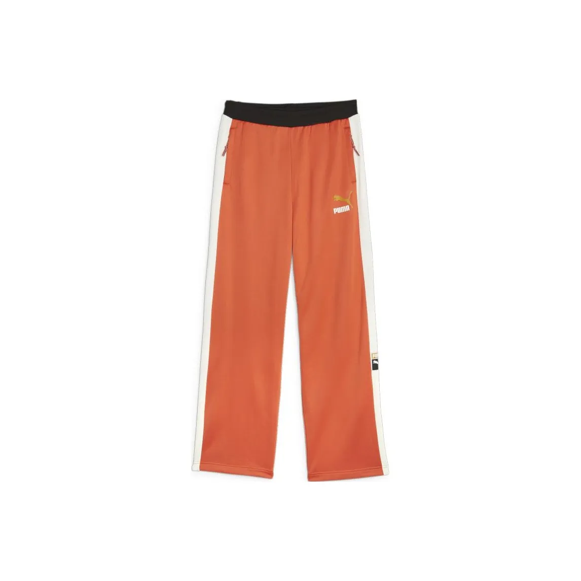 PUMA ESS FORWARD HISTORY Track Pants PT Вязаные Тренировочные Штаны Мужской Оранжевый