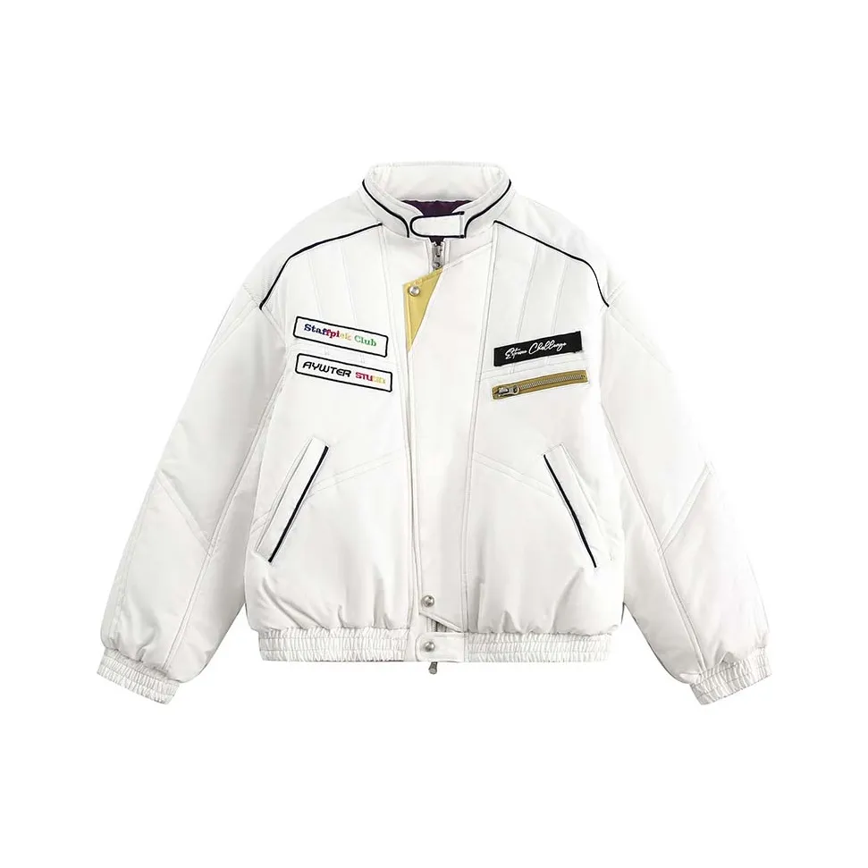 EYEUNDERSTAND Хлопковый пуховик унисекс белый