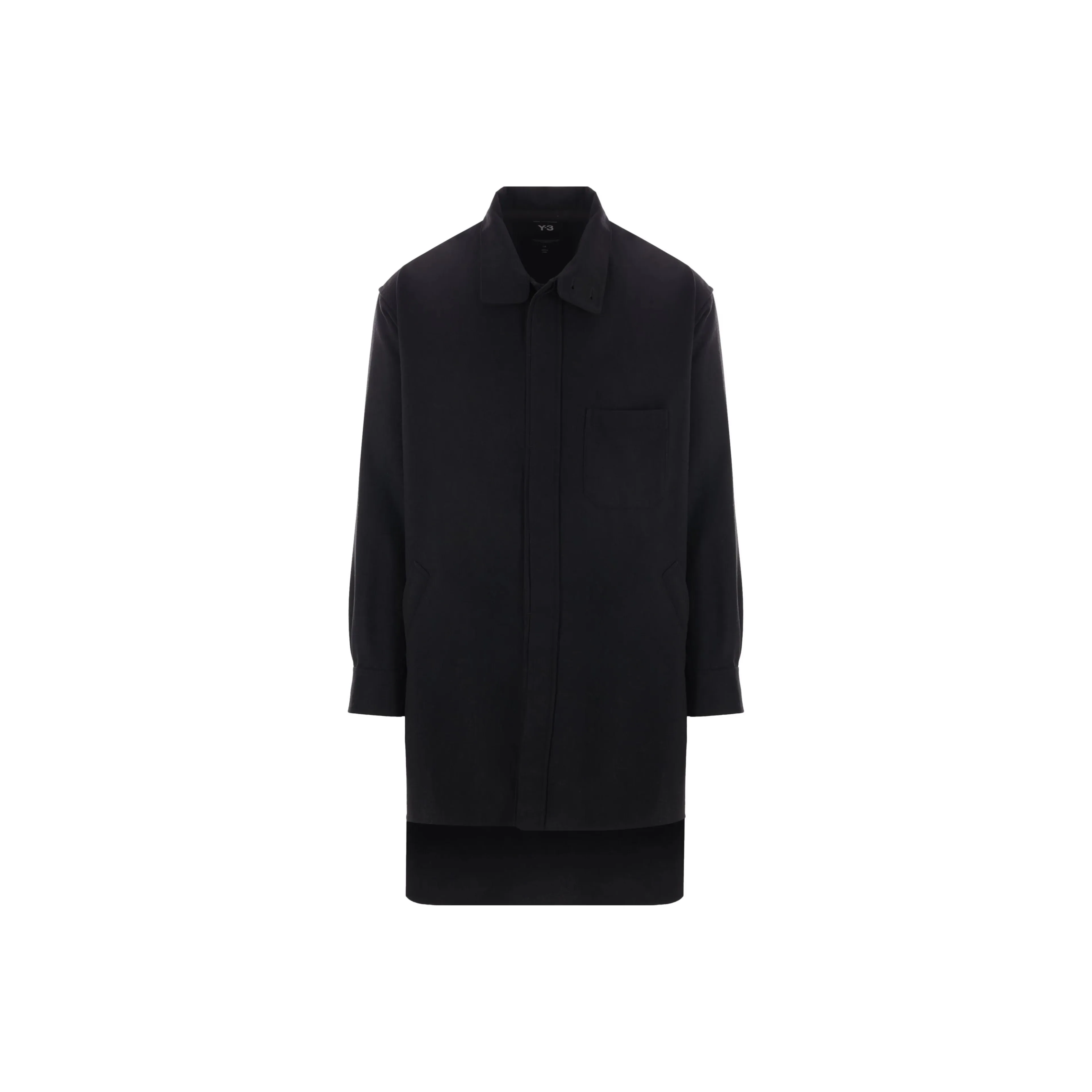 Y 3 Mid Length Flannel Overshirt