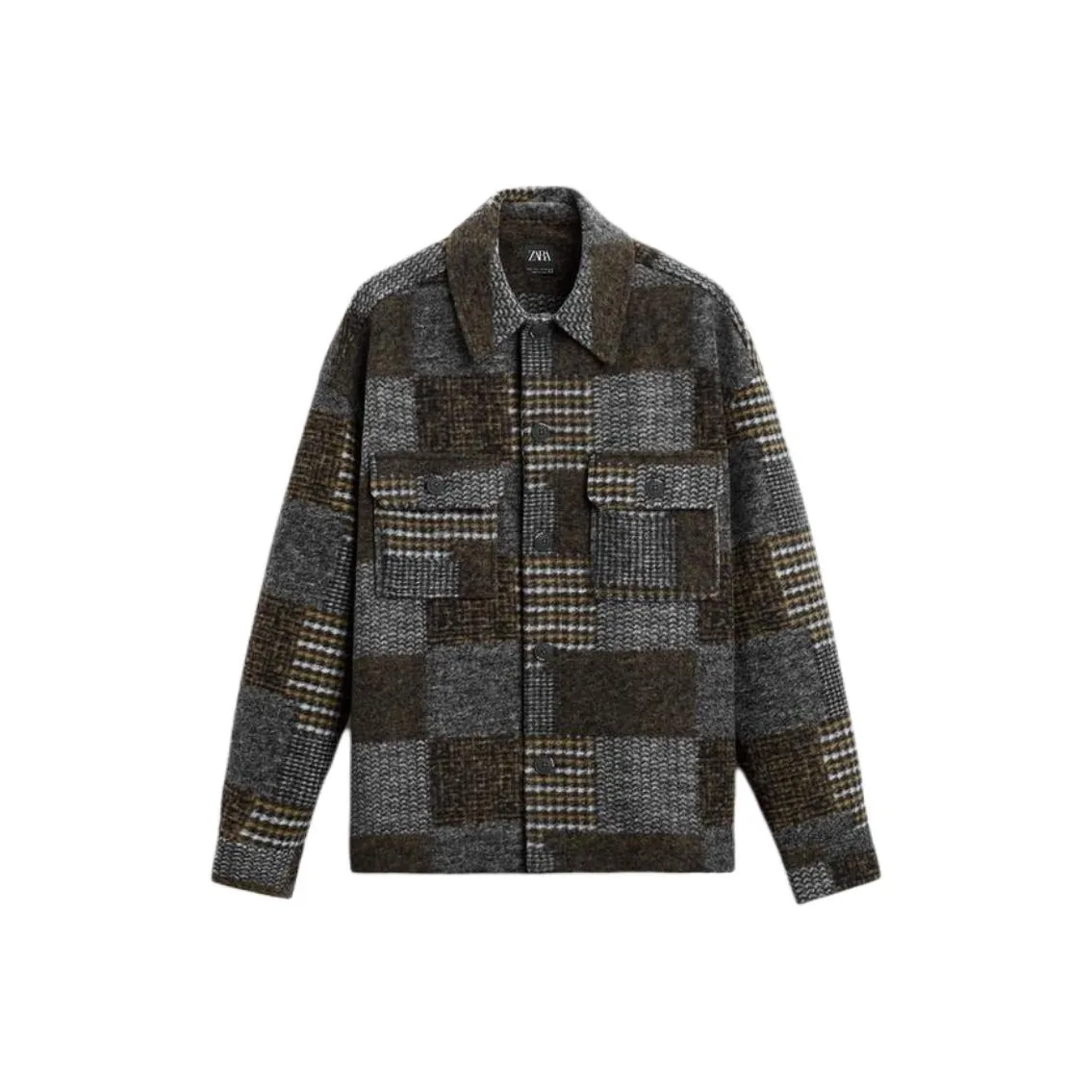 ZARA Куртки и Пальто Мужской Зеленый