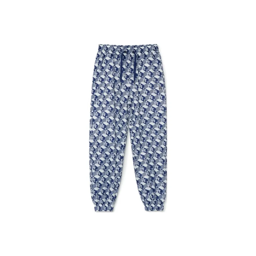 MLB Monogram Los Angeles Dodgers Knitted Sweatpants Unisex Blue