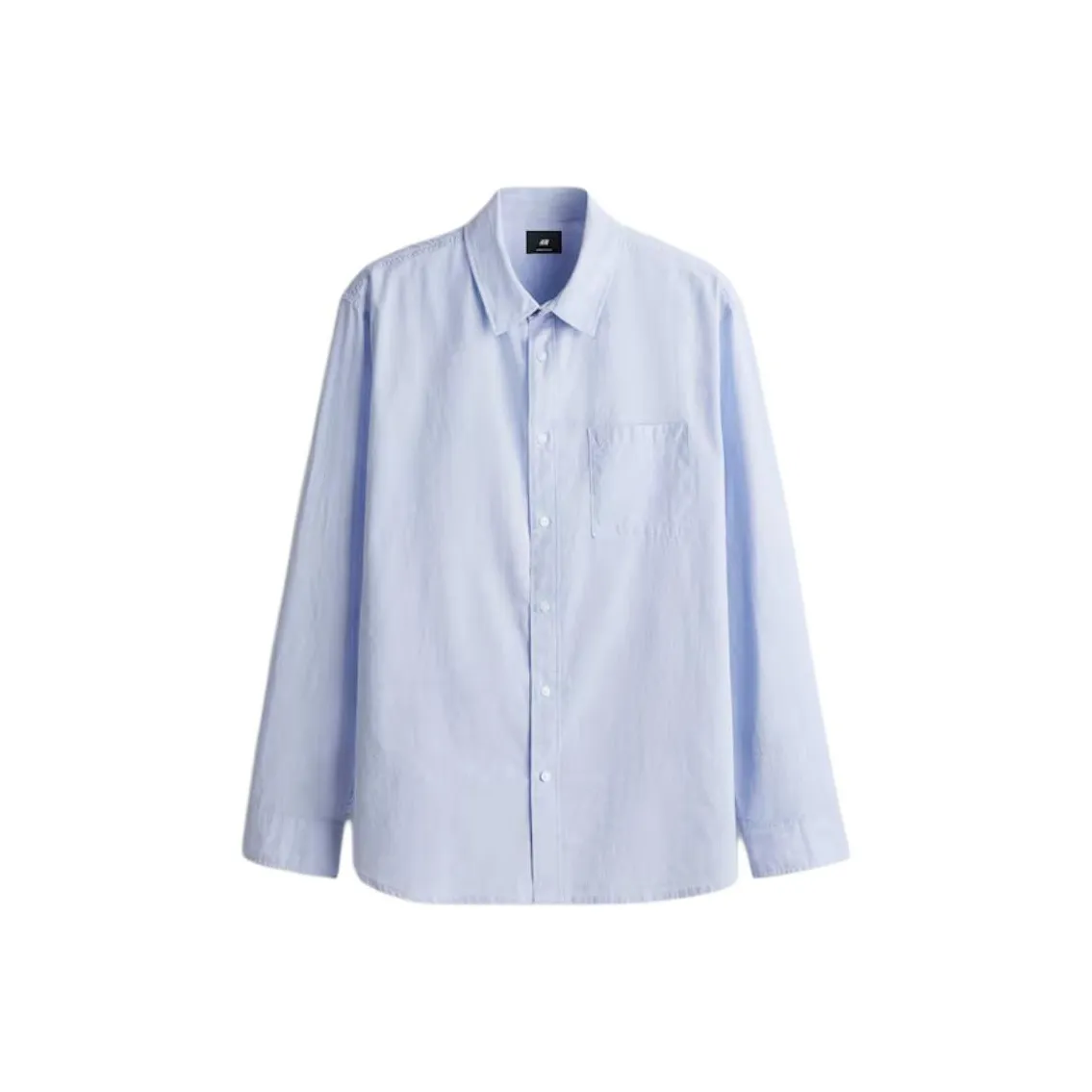 H&M Светло-синие Мужские Рубашки