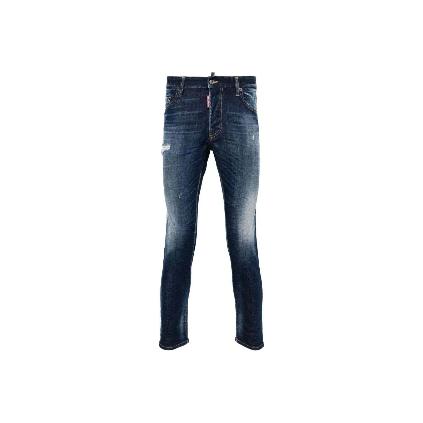 DSQUARED 2 Distressed Logo Tag Jeans