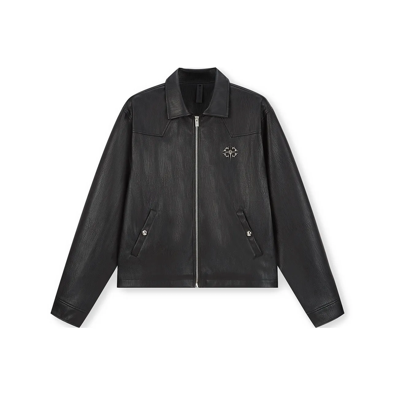 DICETINY Кожа Куртка Унисекс Черный