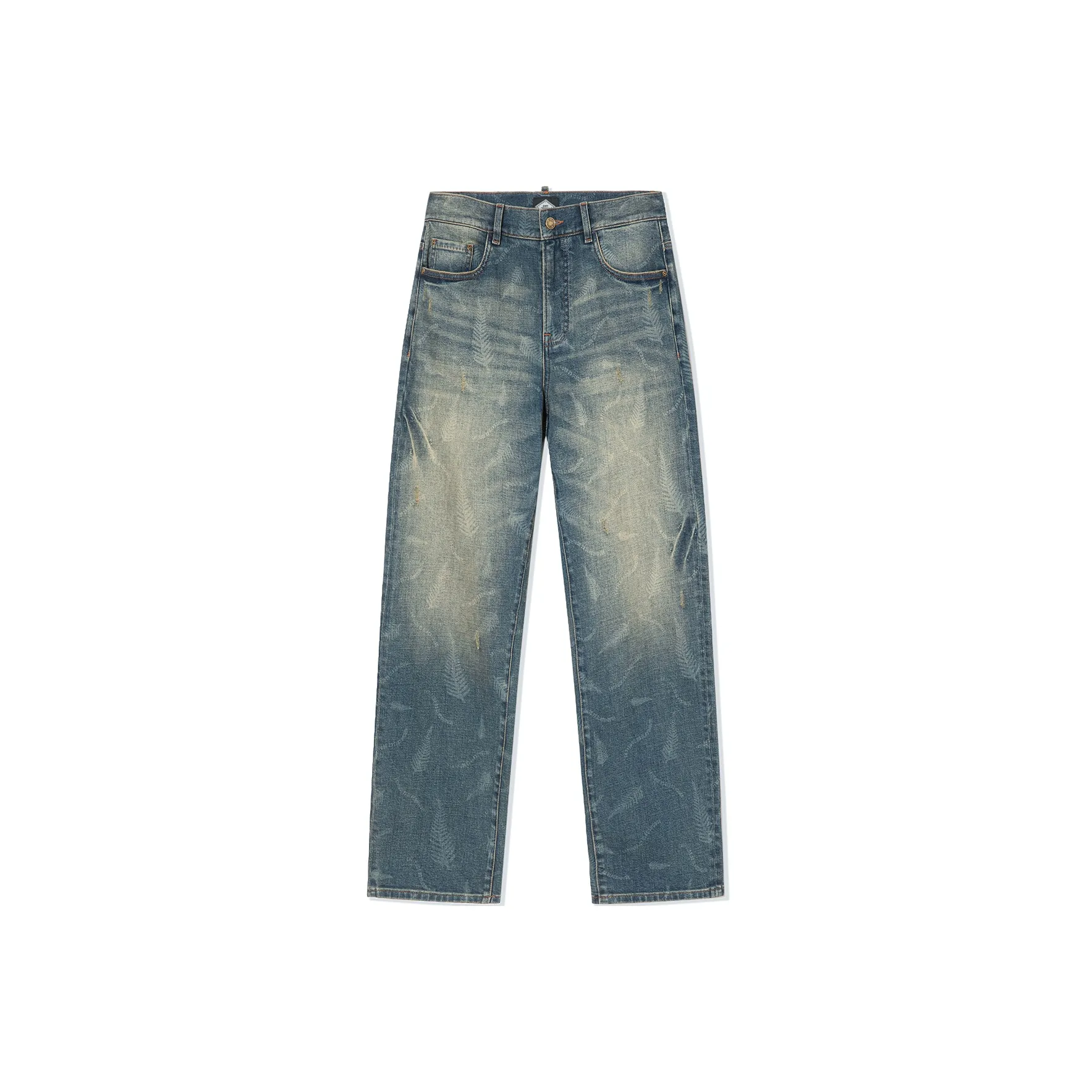 23R+ Синий Мужской Джинсы