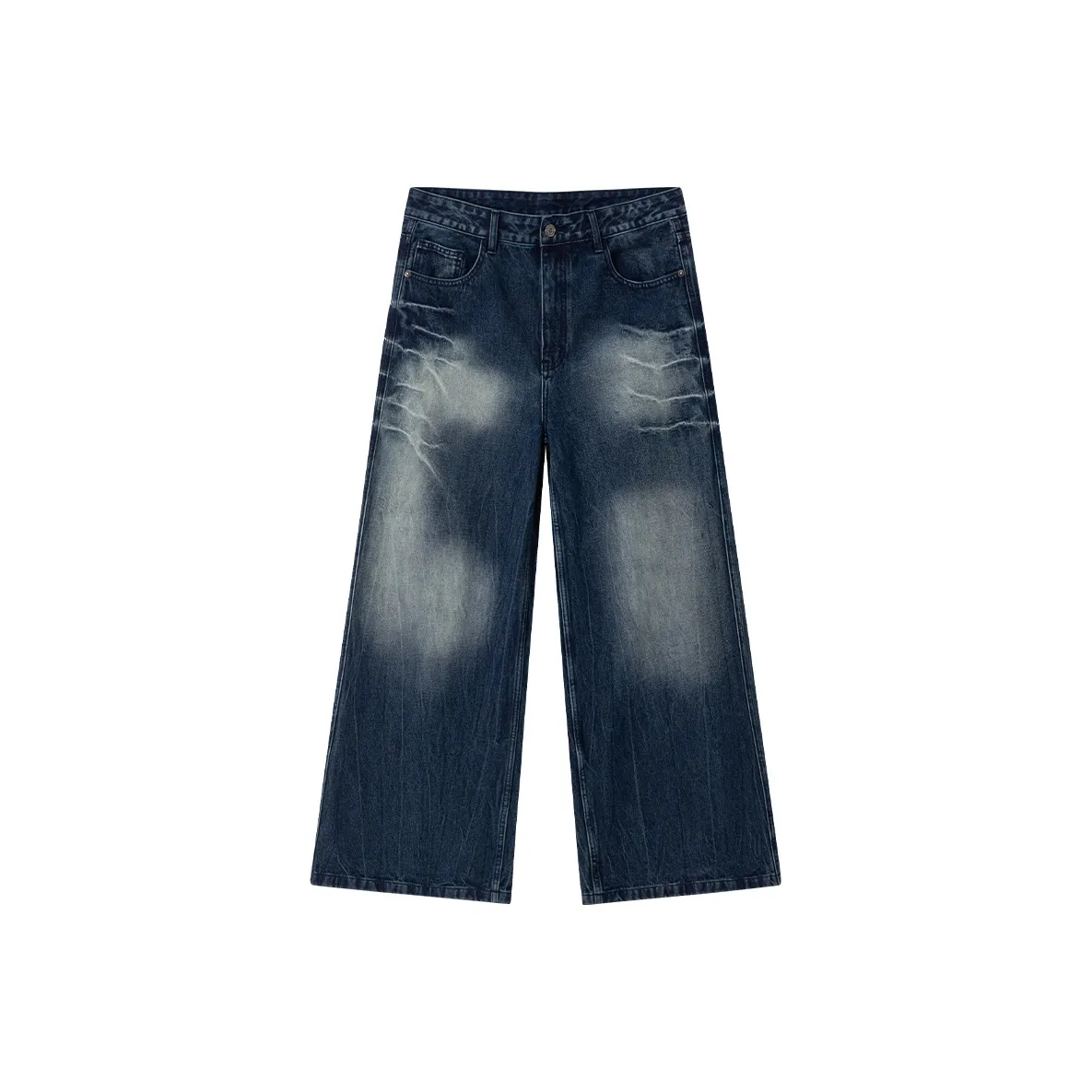 Suamoment Fall And Winter American Vintage Loose Fit Casual Pants Unisex