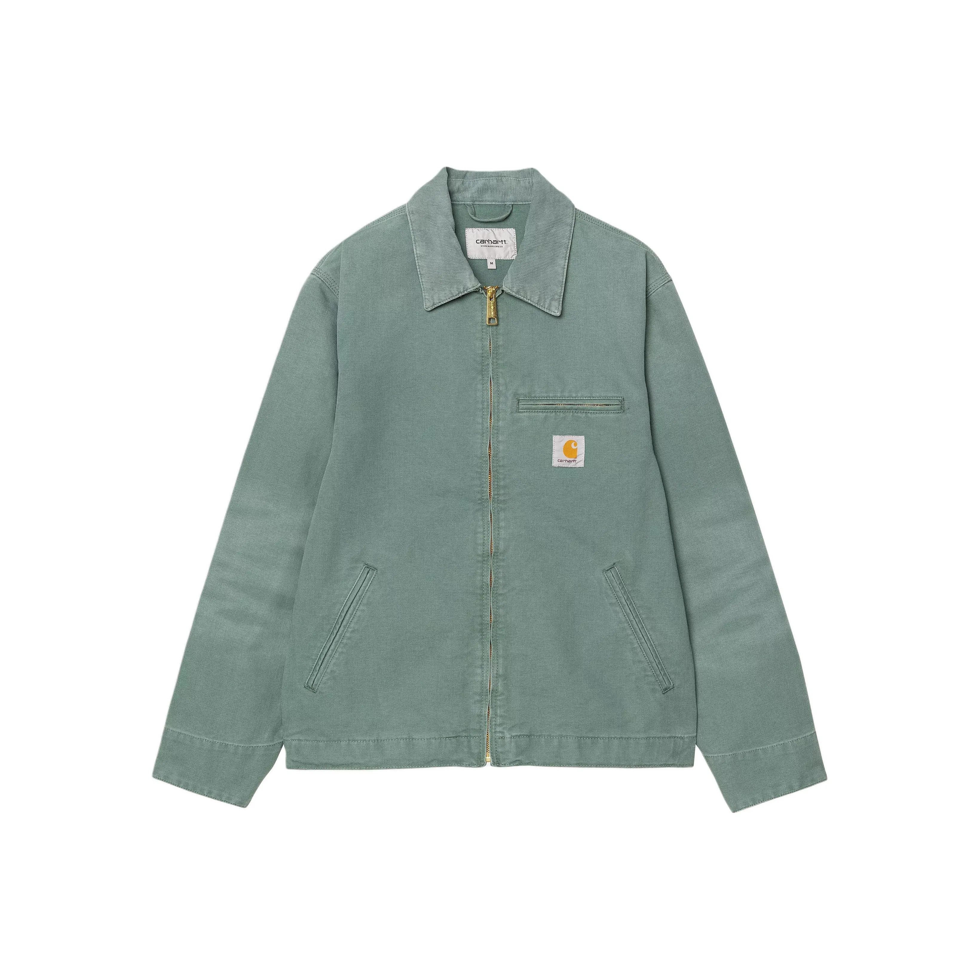 Carhartt WIP SS25 Detroit Куртка Куртки Пальто Мужской Серебряный Сосновый зеленый